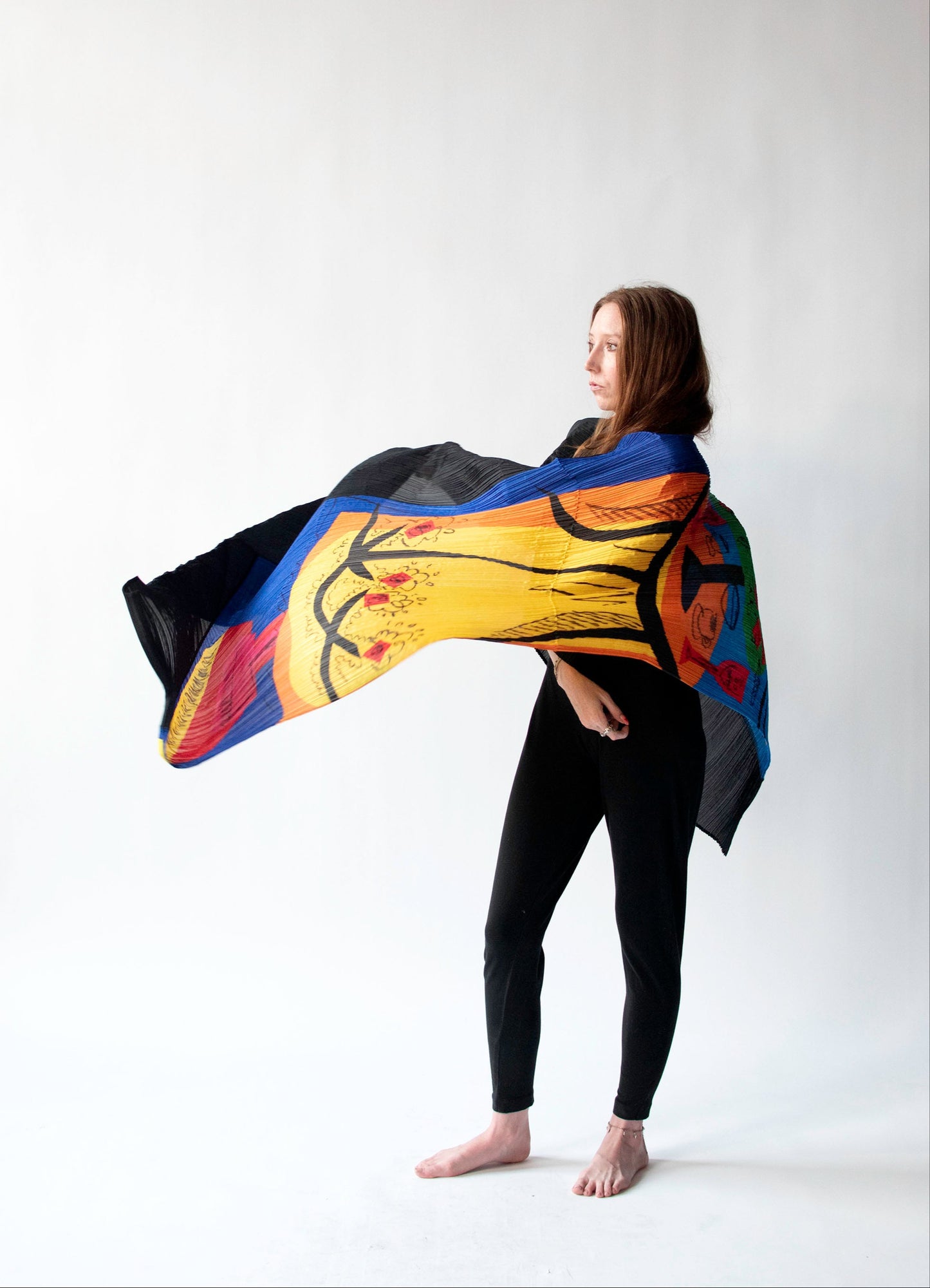 'Afternoon Tea' Convertible Shawl | Issey Miyake Pleats Please