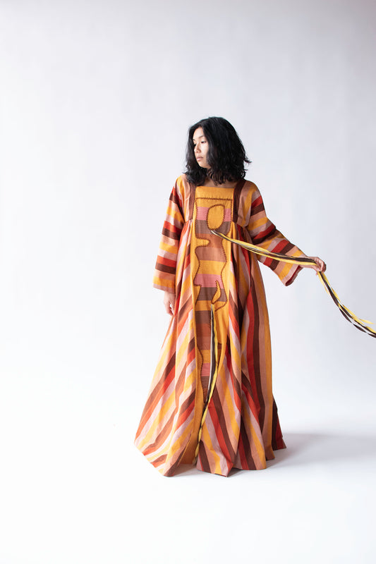 1960s Striped Dress | Roberta Vercellino y Luis