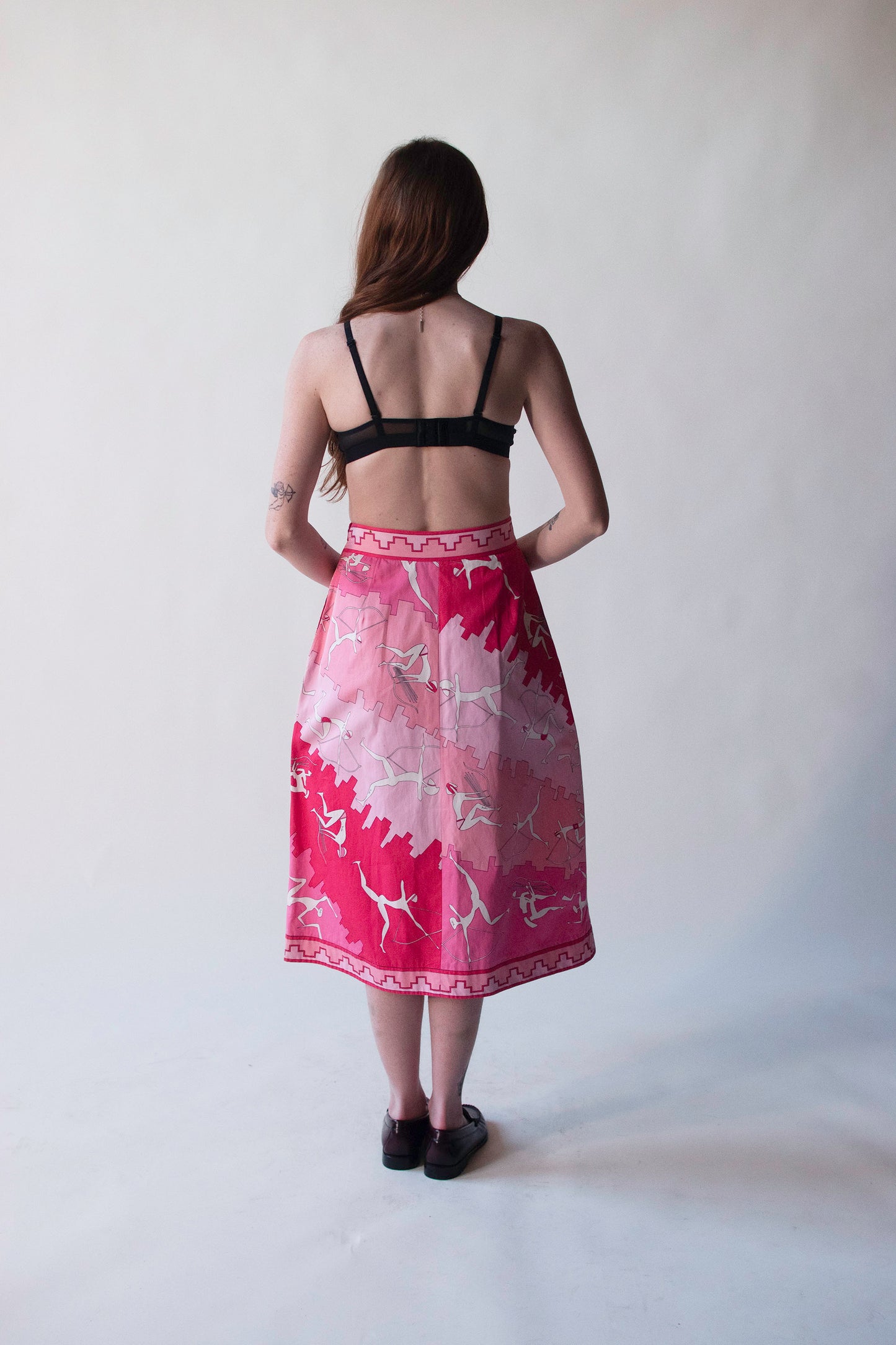 1960s Archer Print Skirt | Emilio Pucci
