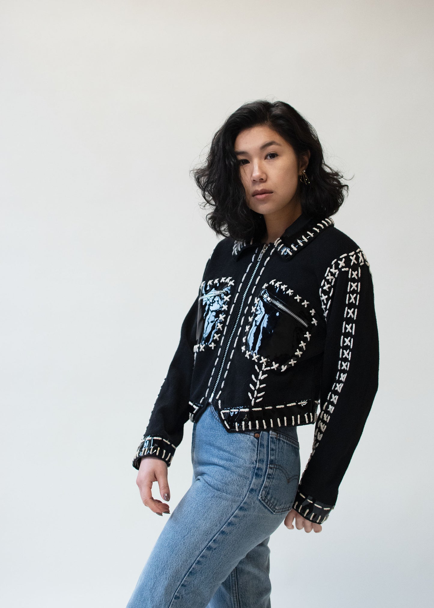 1990s Whipstitch Sweater | Michael Simon