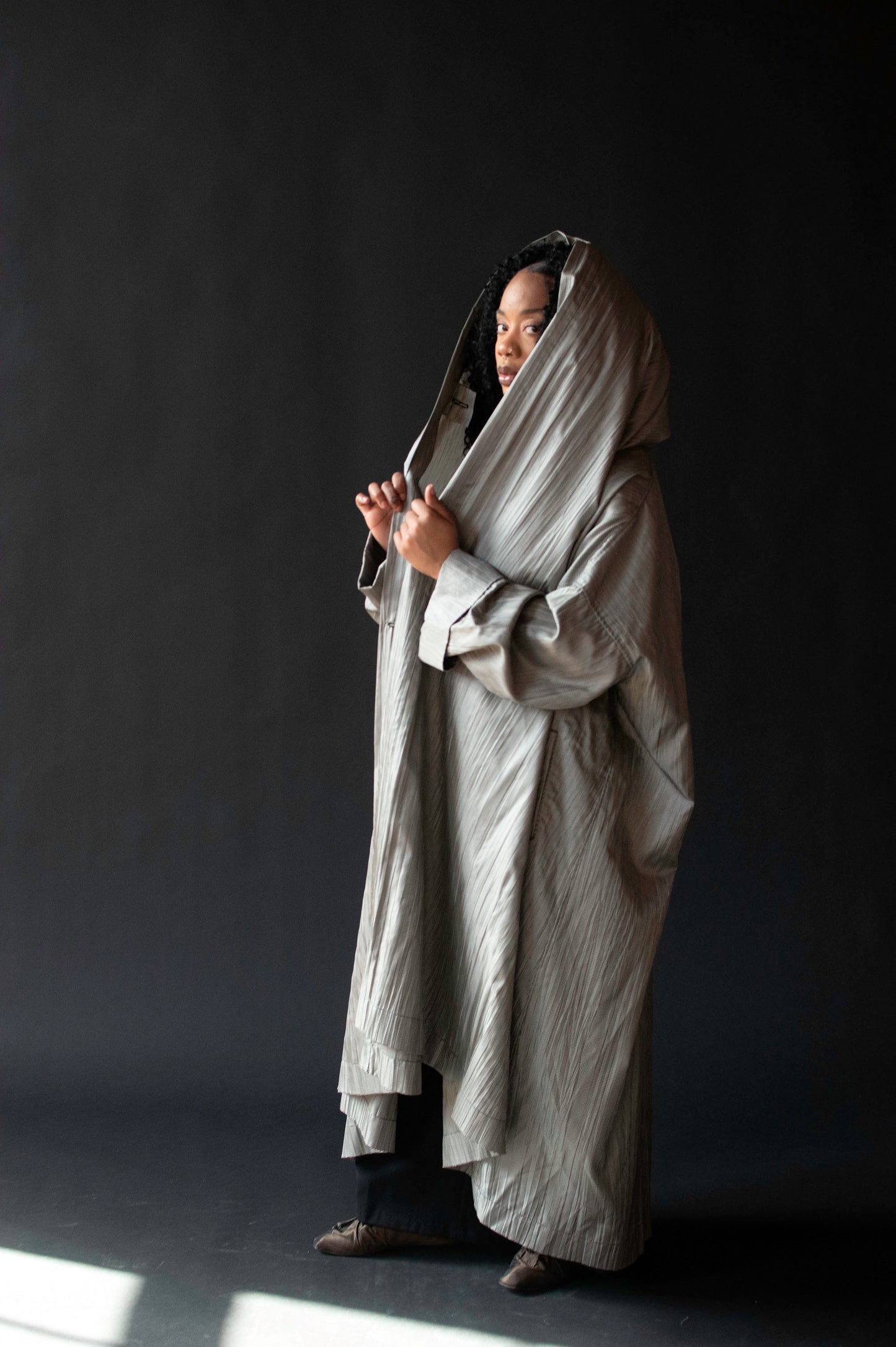 Houndstooth Windcoat | Issey Miyake