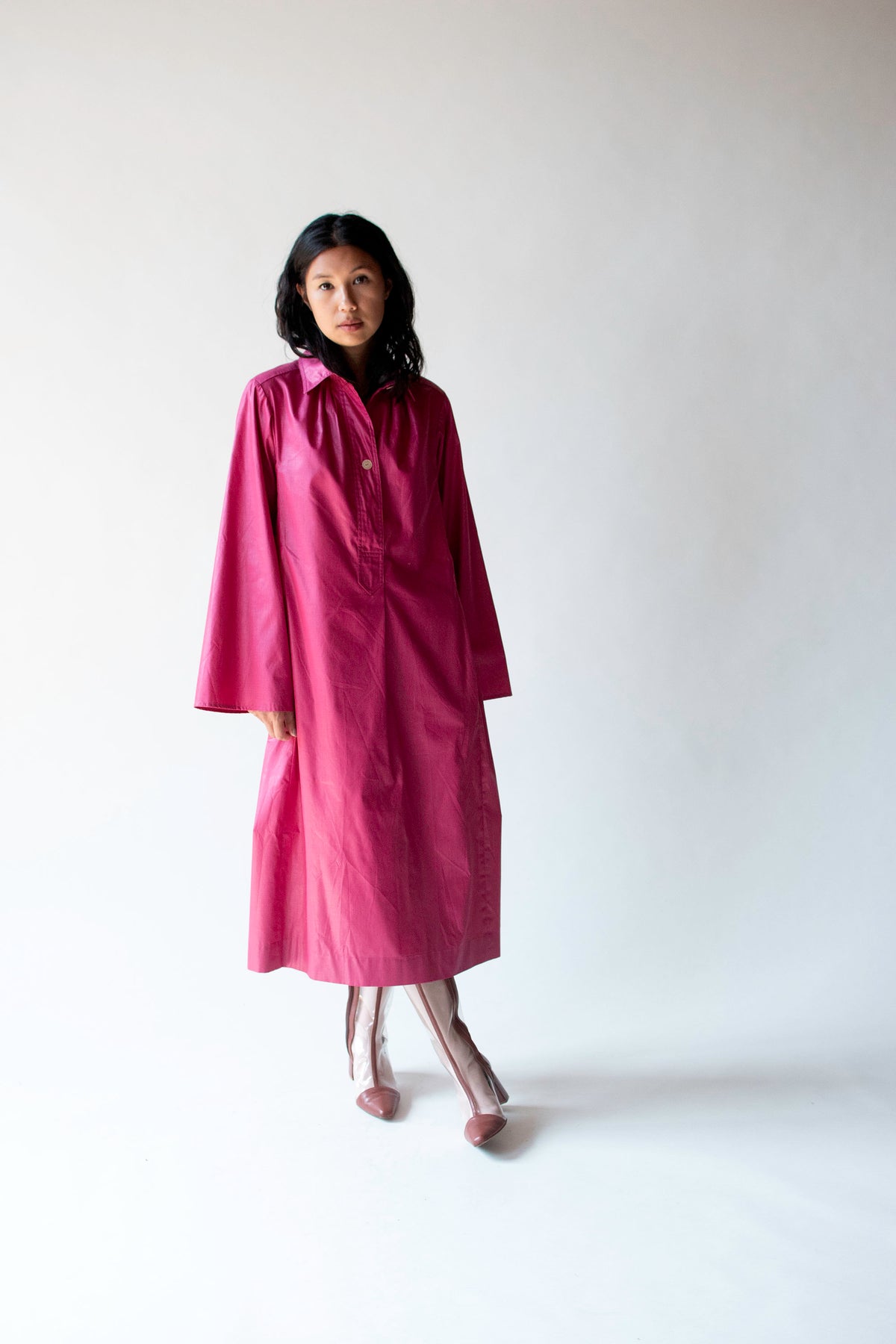 Polished Cotton Dress | Alice Blaine for Design Research
