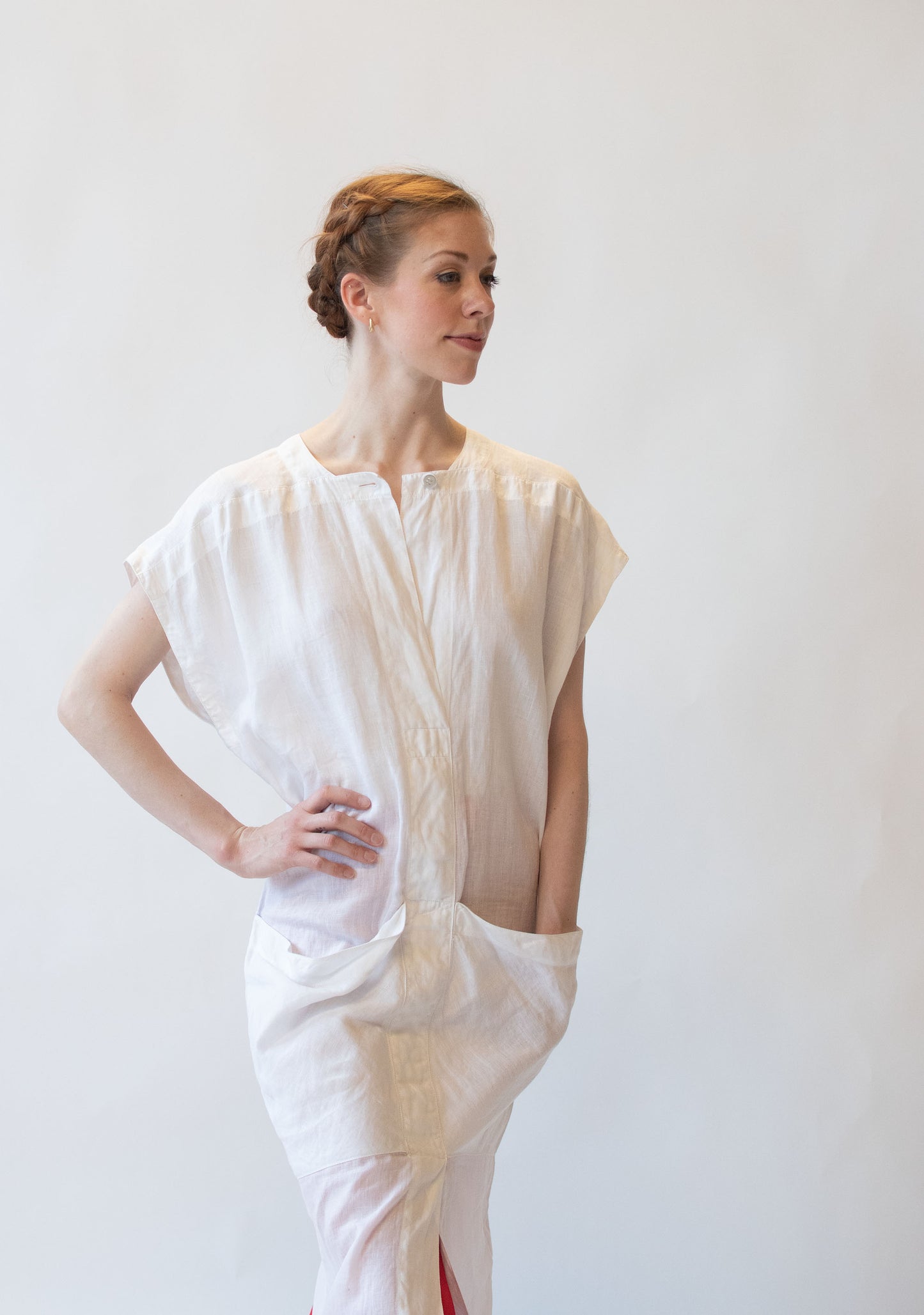 1980s Linen Dress | Gianni Versace
