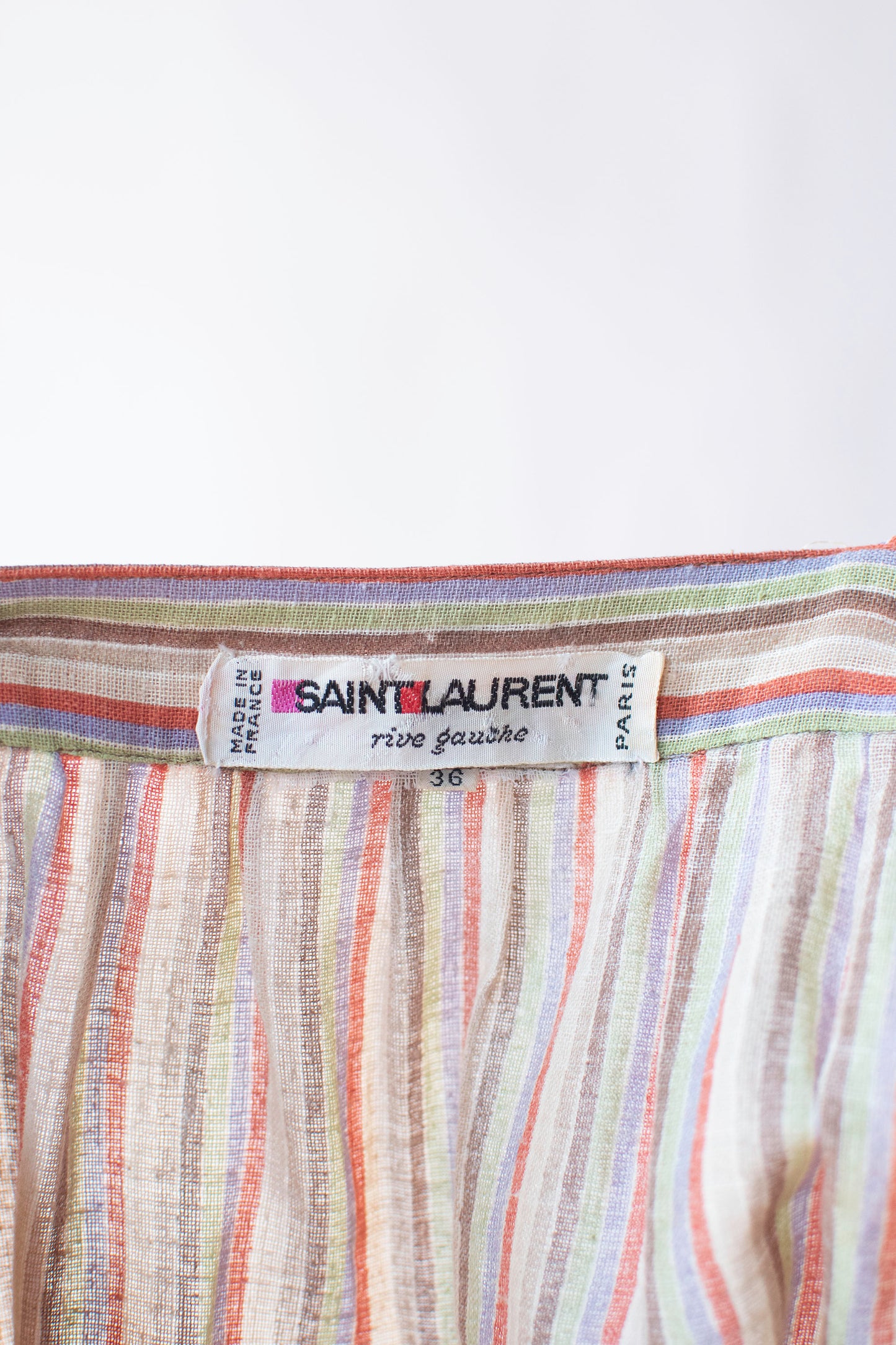 1970s Stiped Sundress | Yves Saint Laurent