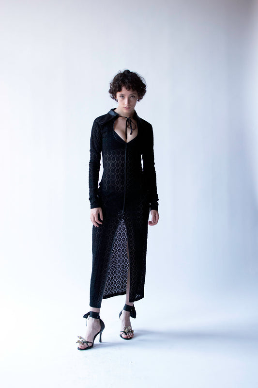 Black Lace Dress | John Richmond