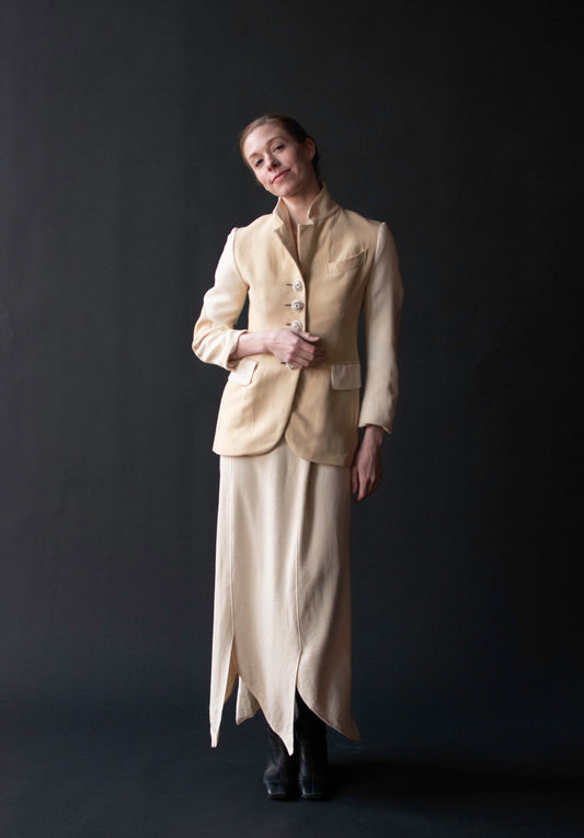 'Save Nature' Blazer | Moschino Cheap & Chic Nature Friendly Garment 1994