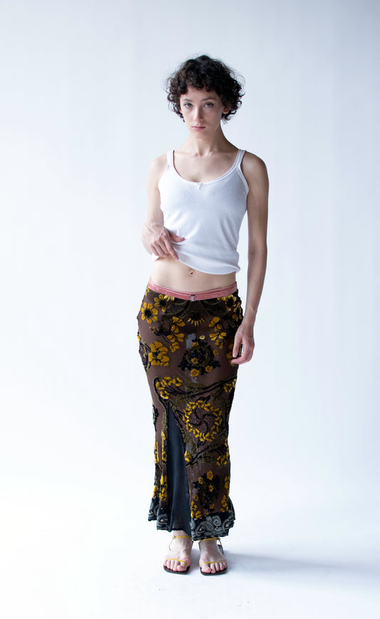 Devore Bias Cut Skirt | Voyage Invest in the Original