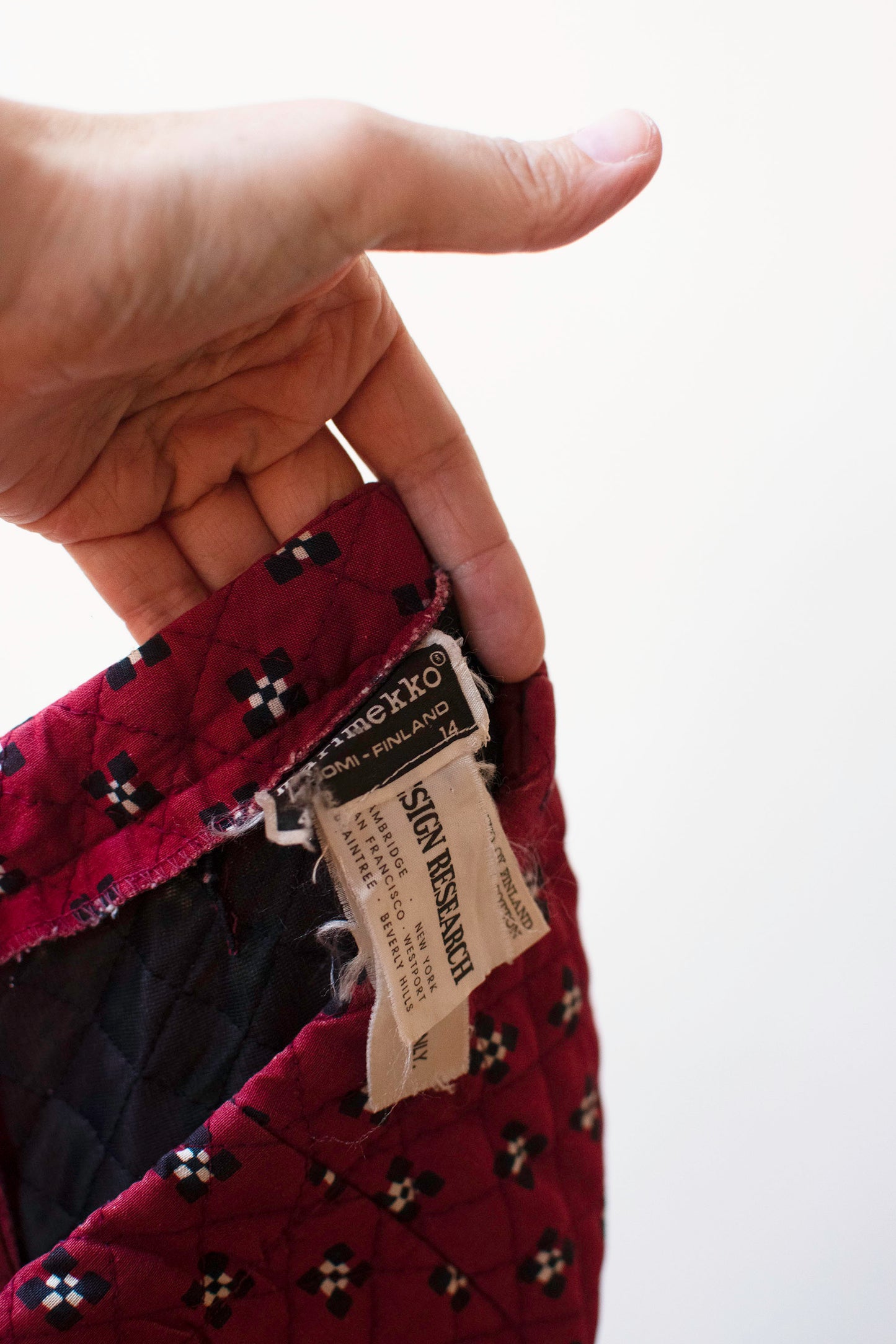 Quilted Pants Suit | Marimekko 1975