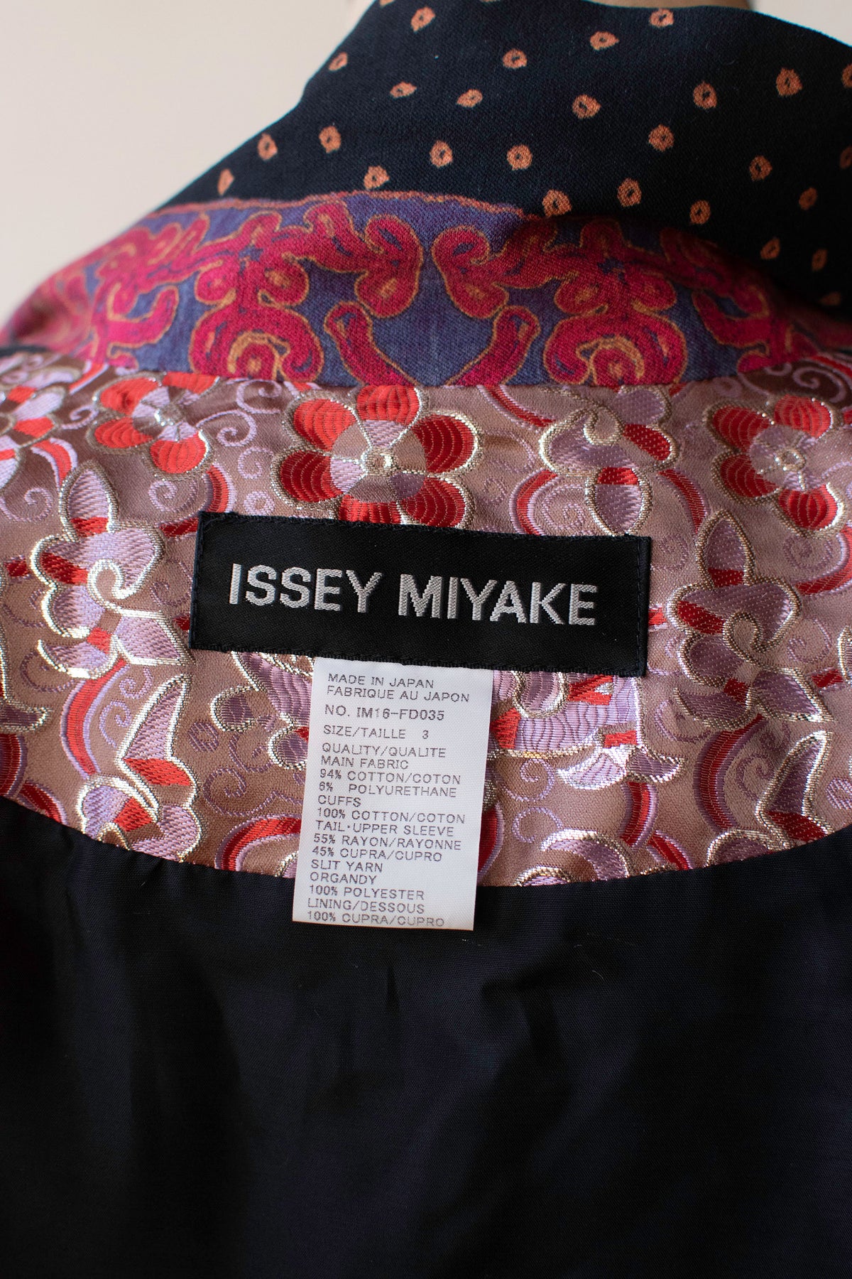 Mixed Print Jacket | Issey Miyake SS 2001