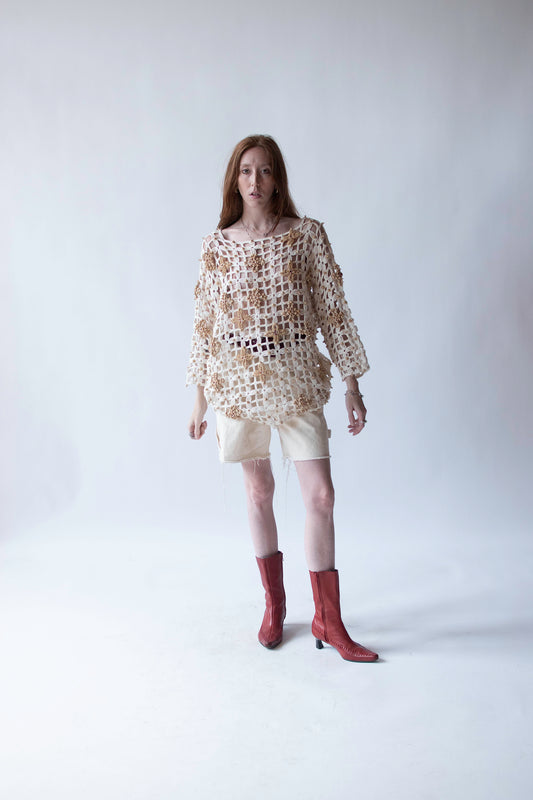 1990s Crochet Sweater | Michael Simo