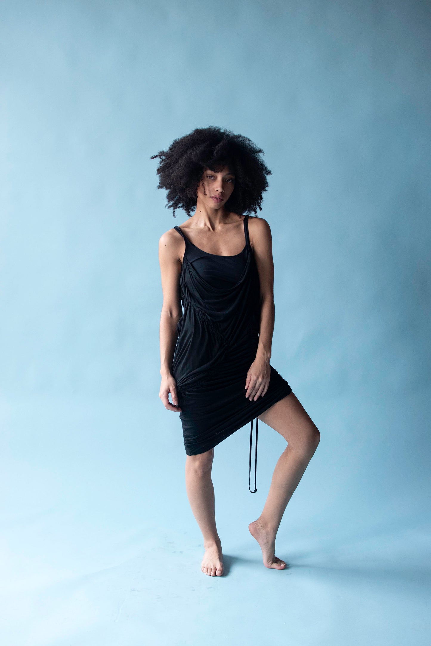 Black Jersey Dress | Hussein Chalayan