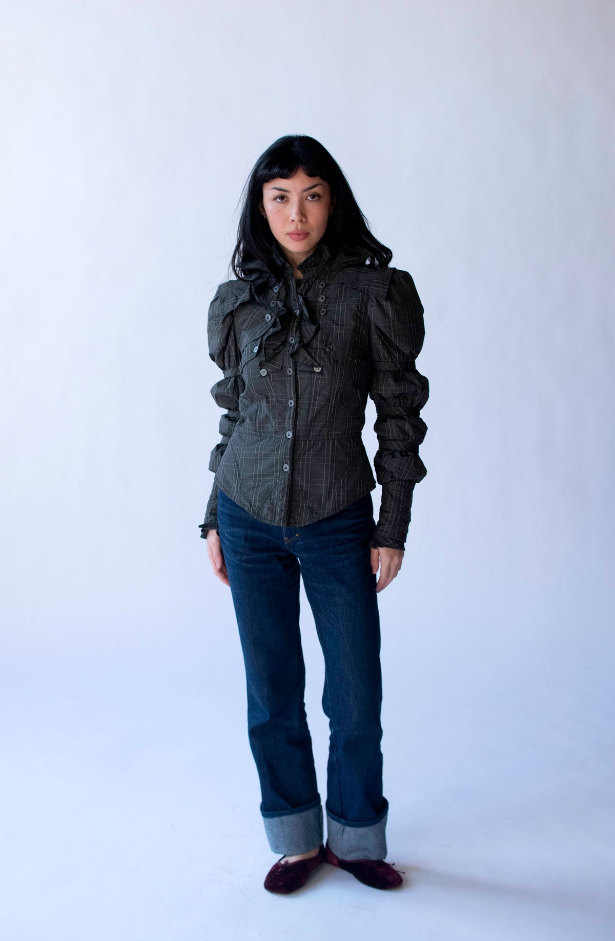 Victorian Puffer Blouse | Gaetano Navarra