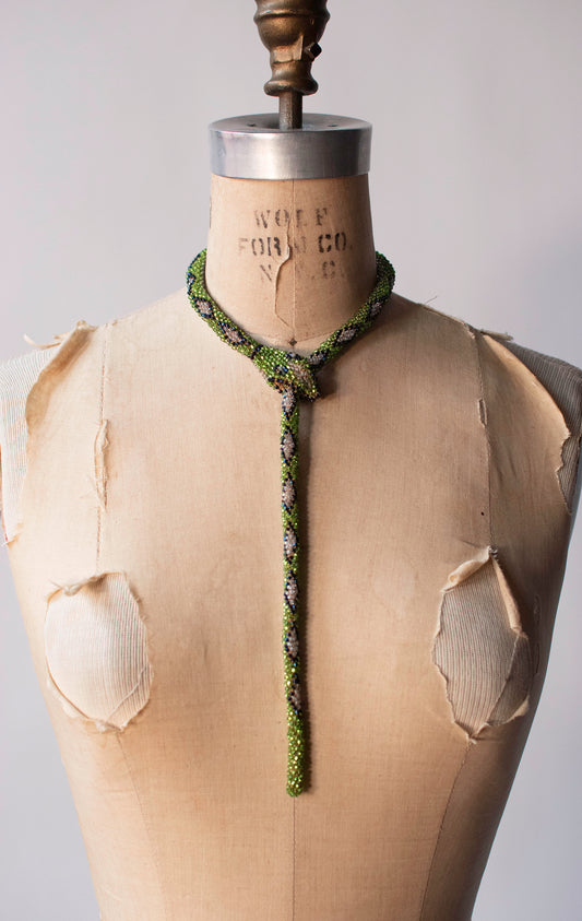 Bead Crochet Snake | Absinthe Diamond