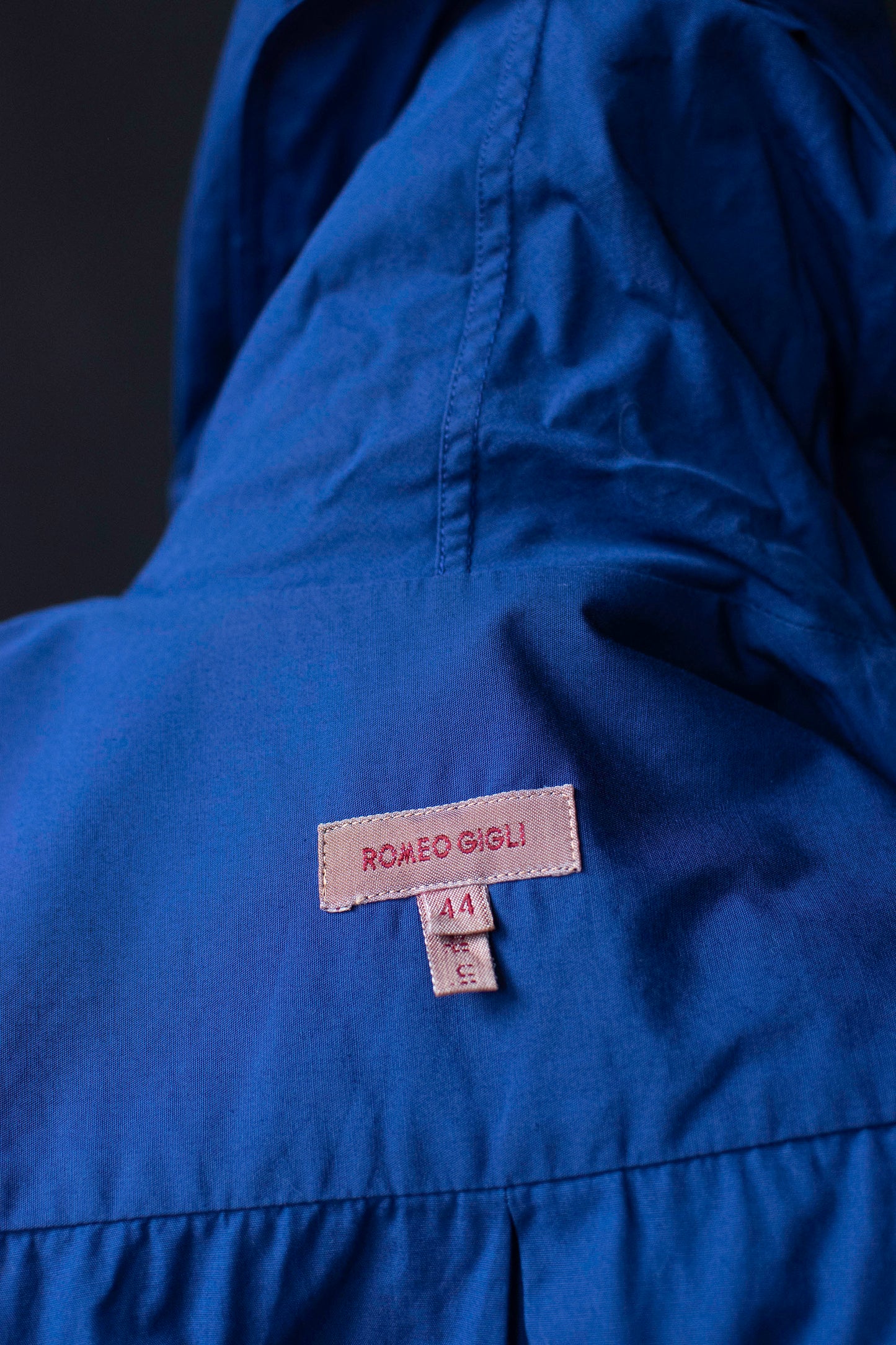 Cobalt Blue Shirt | Romeo Gigli 1991
