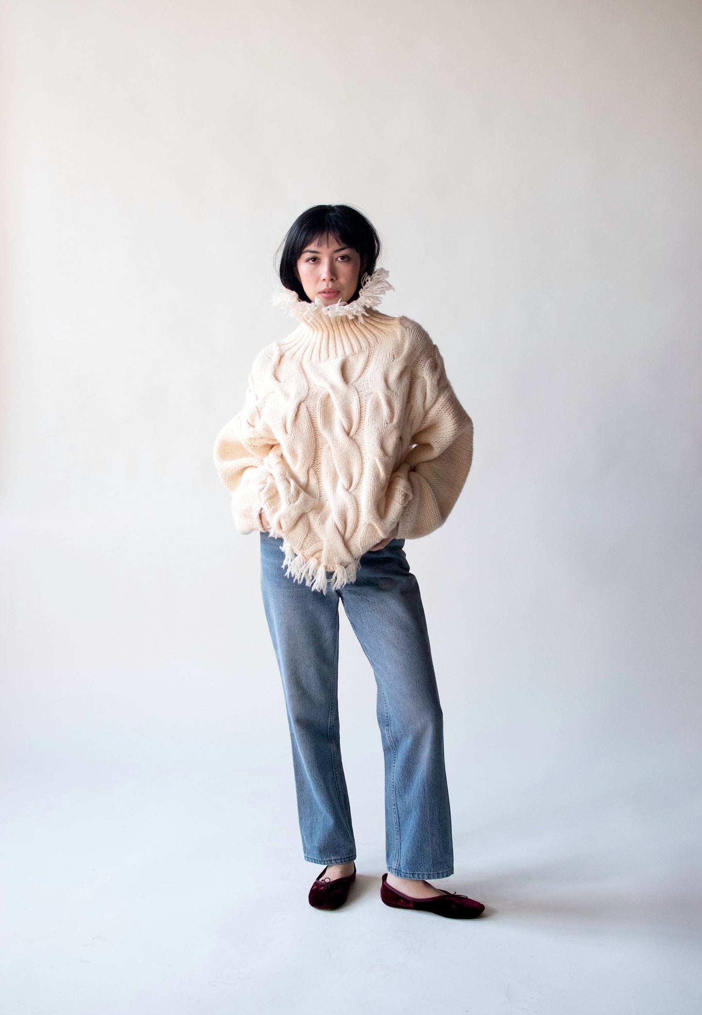 1990s Cable Knit Sweater