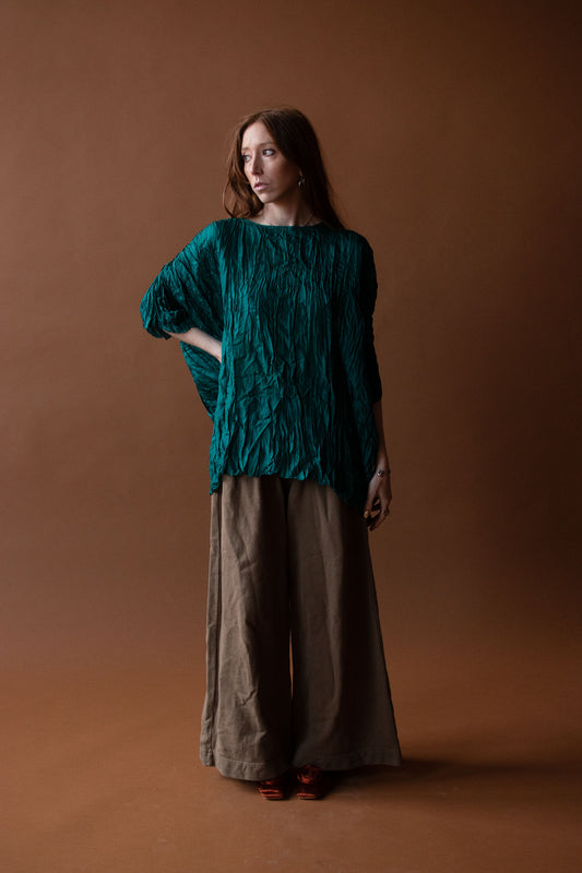 Crinkle Silk Tunic | Holly Lueders