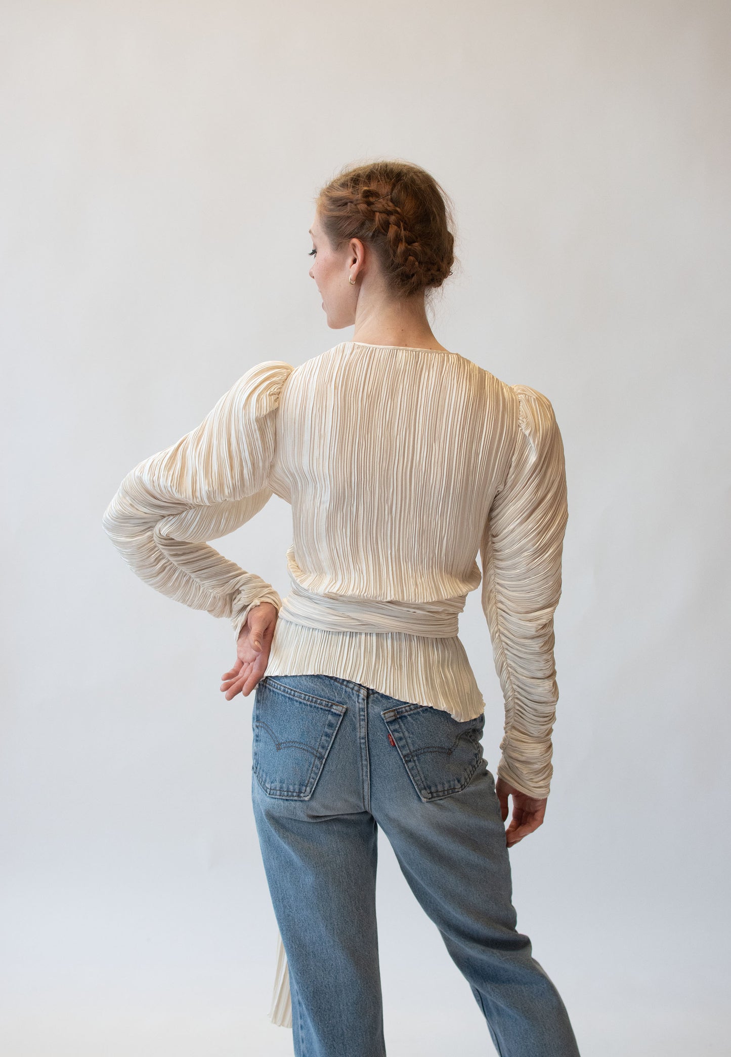 1980s Plisse Blouse | Capriccio
