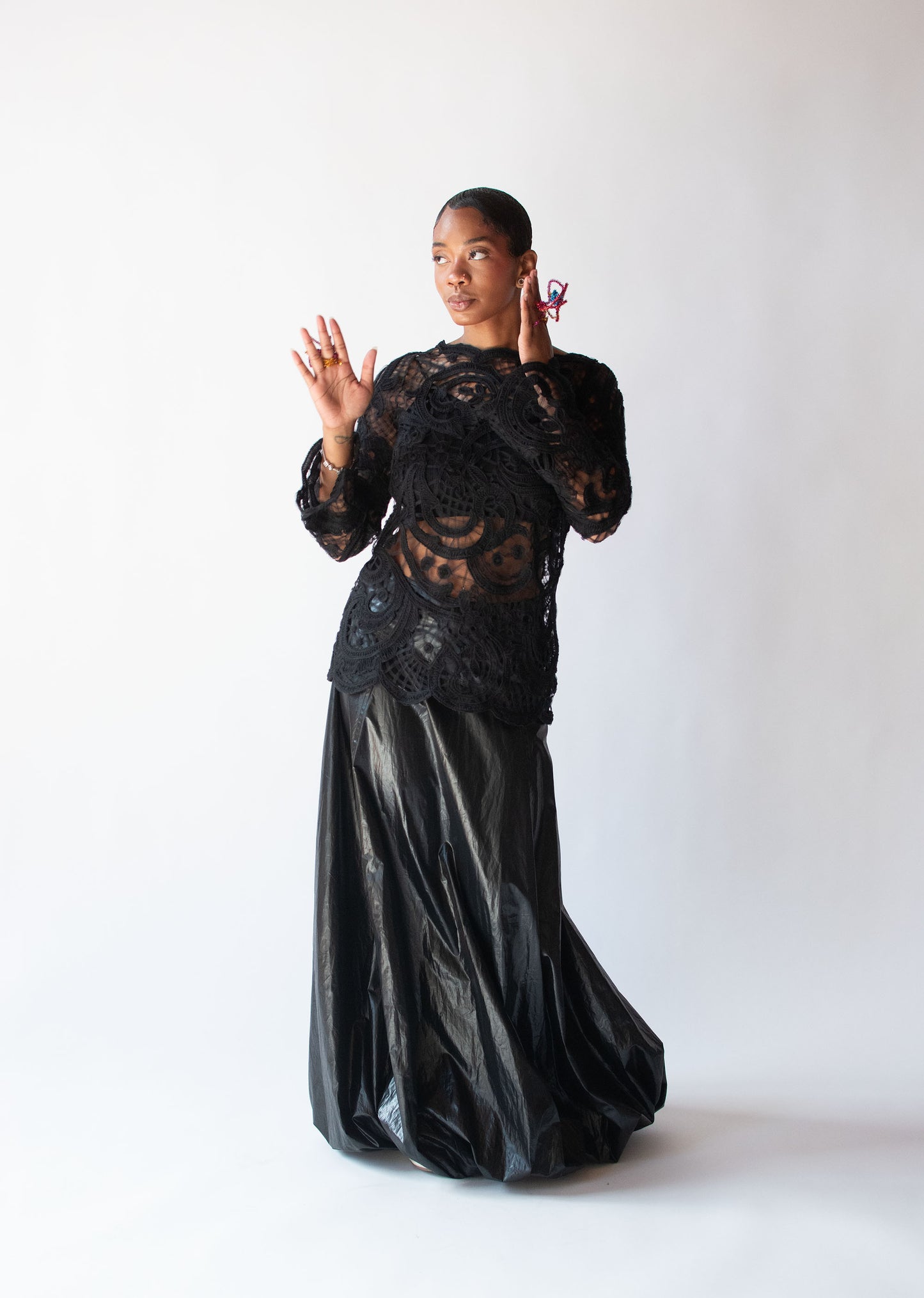 1990s Garbage Bag Skirt | Ozbek