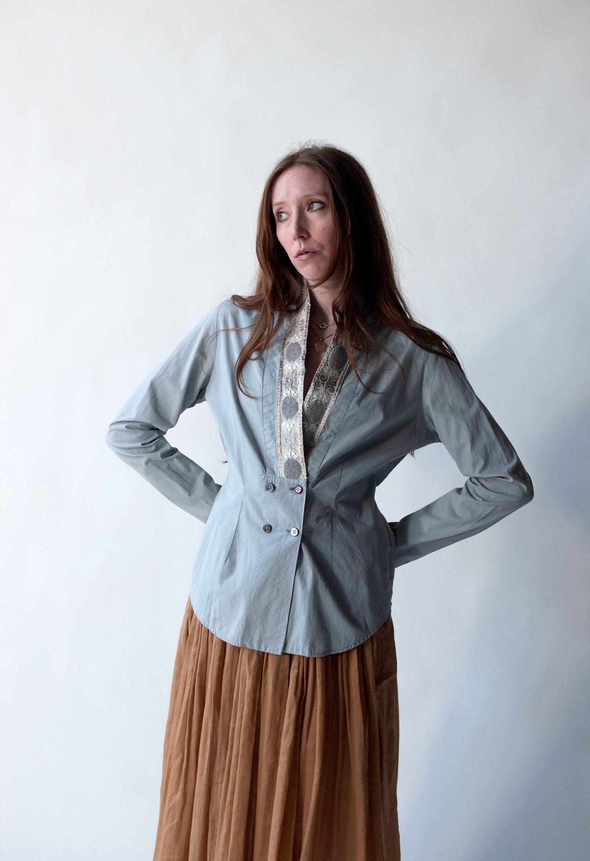 Pale Blue Shirt | Romeo Gigli
