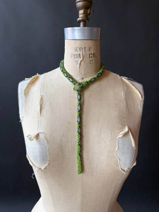 Bead Crochet Snake | Absinthe Diamond