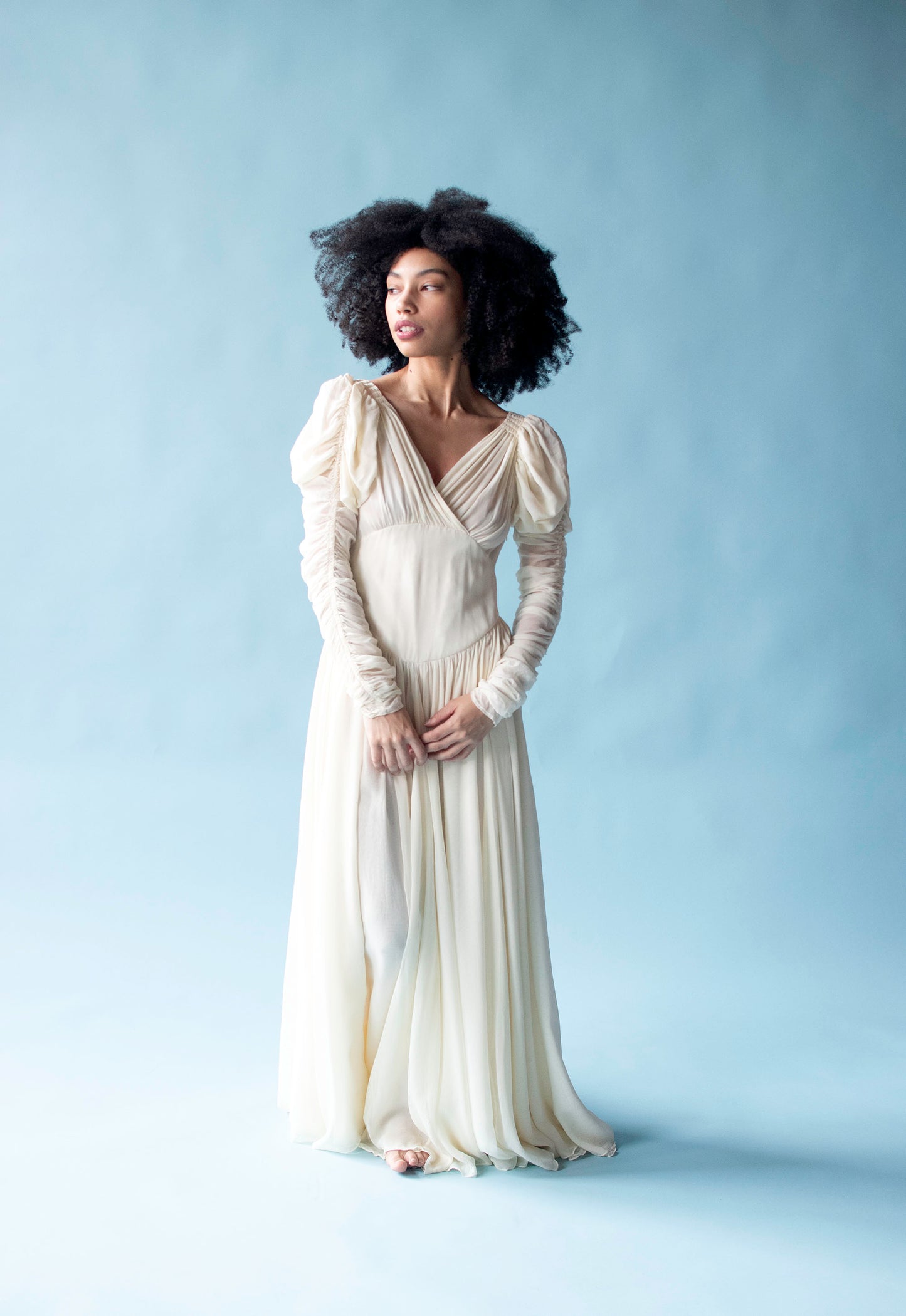 Chiffon Dress| Norma Kamali