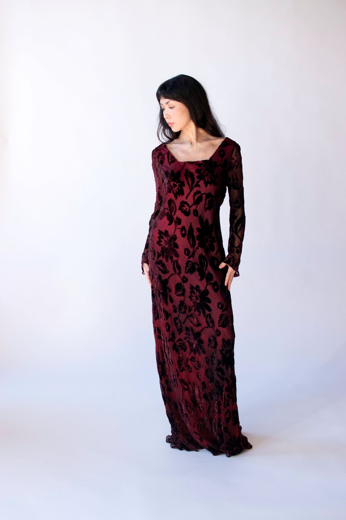 1990s Devore Dress | Amy Michelson for Holly Harp