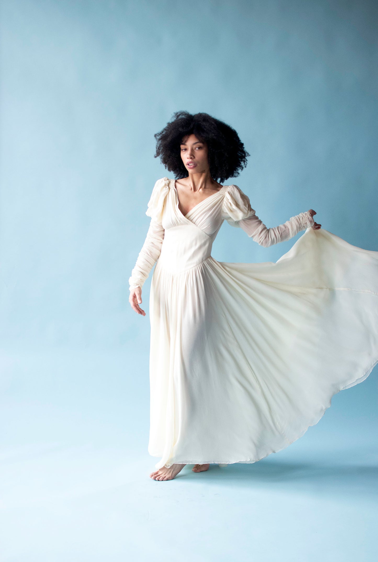 Chiffon Dress| Norma Kamali