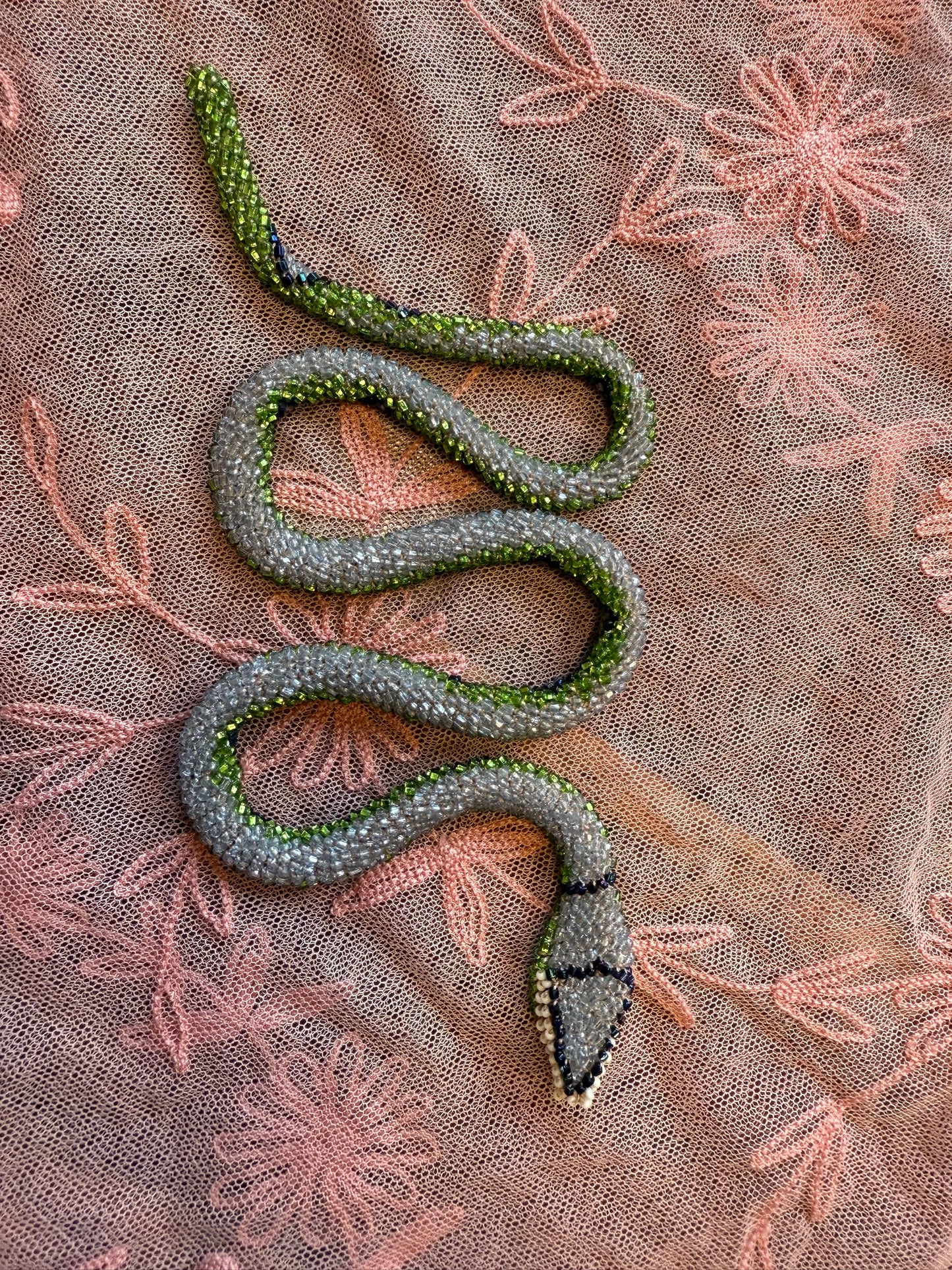 Bead Crochet Snake | Absinthe Diamond