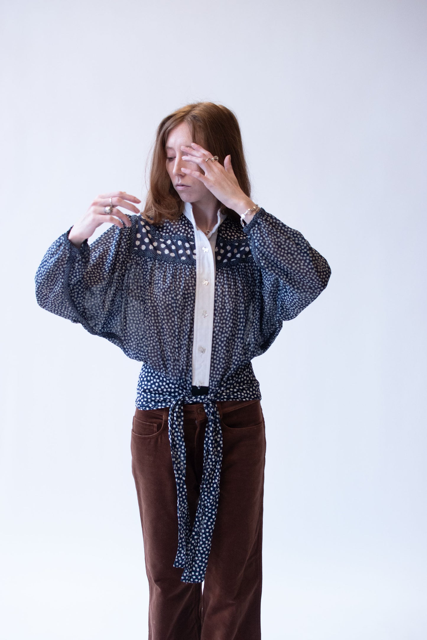 Mixed Print Shirt | Koos Van Den Akker