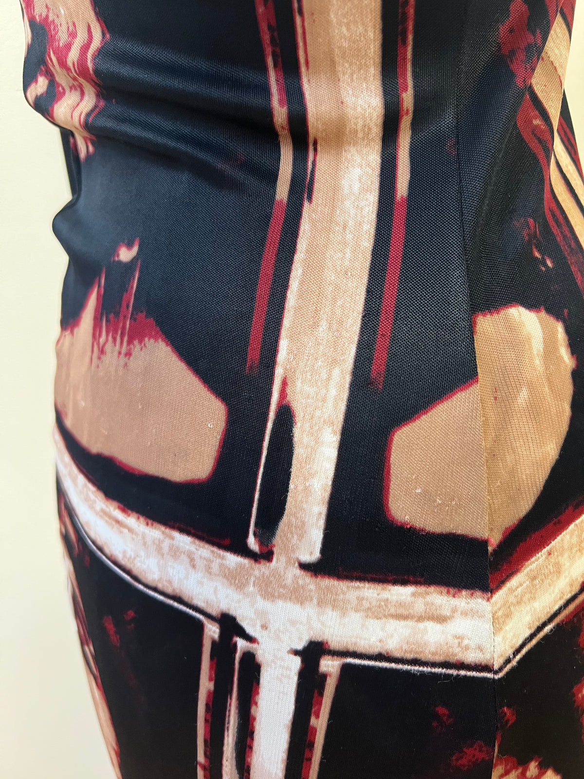 1990s Portrait Print Dress | Jean Paul Gaultier