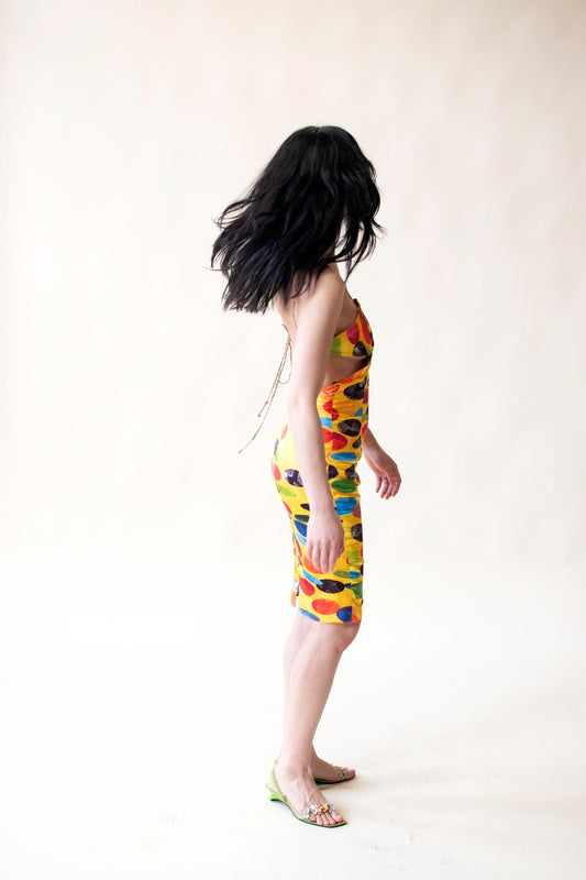 Abstract Print Dress | Todd Oldham SS 1996