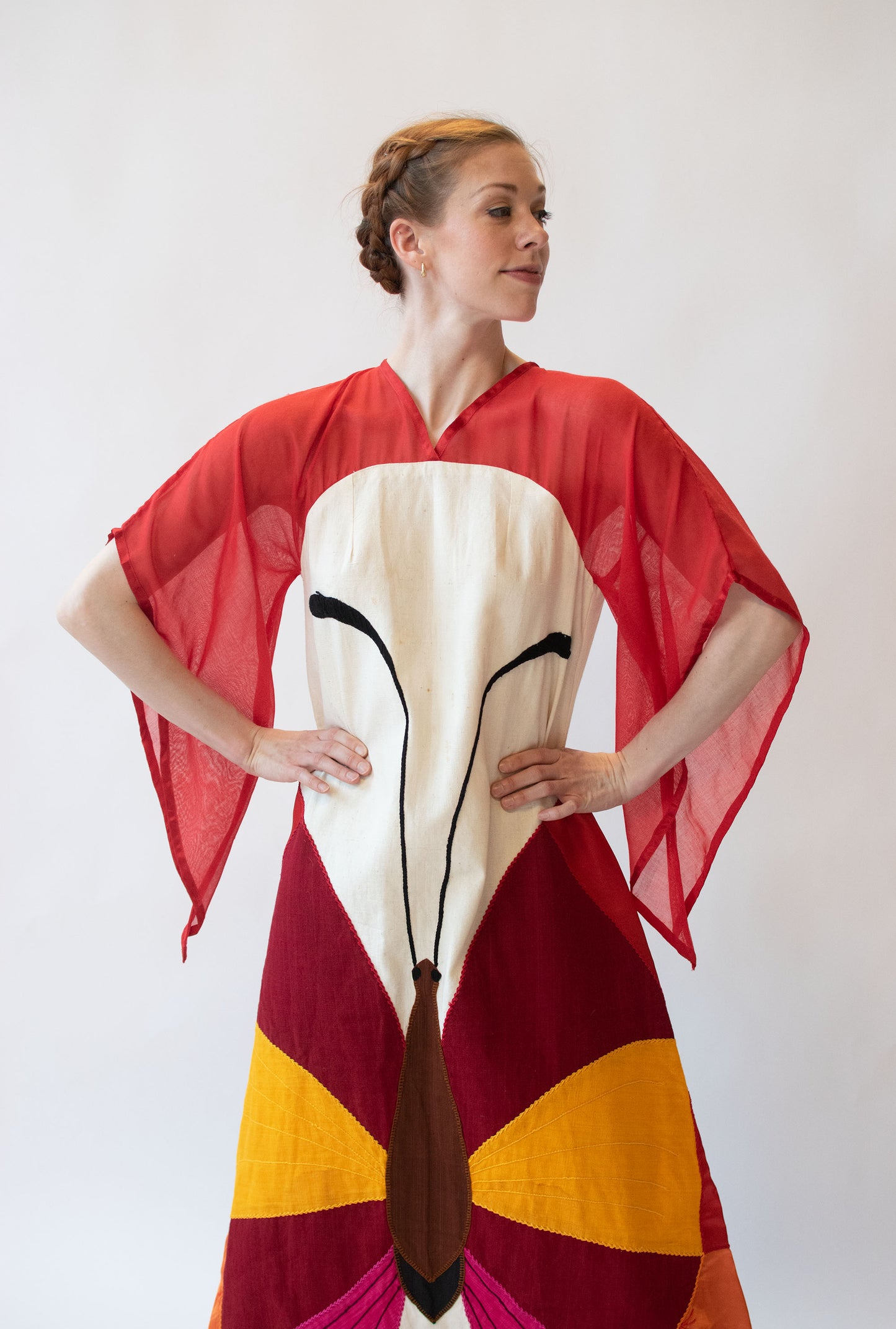 1970s Butterfly Dress | Mama Carlota