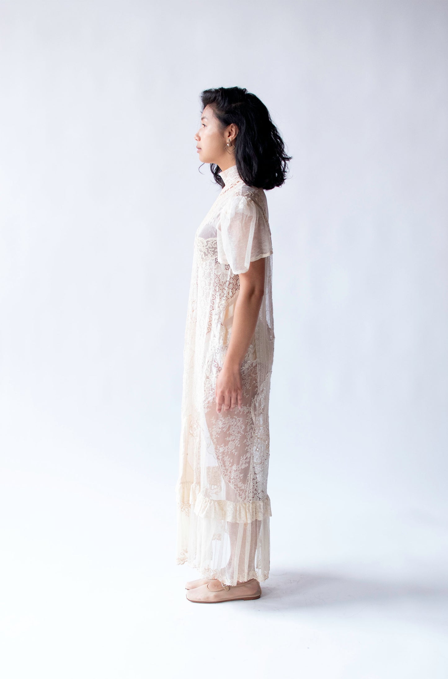 1980s Lace Works Dress