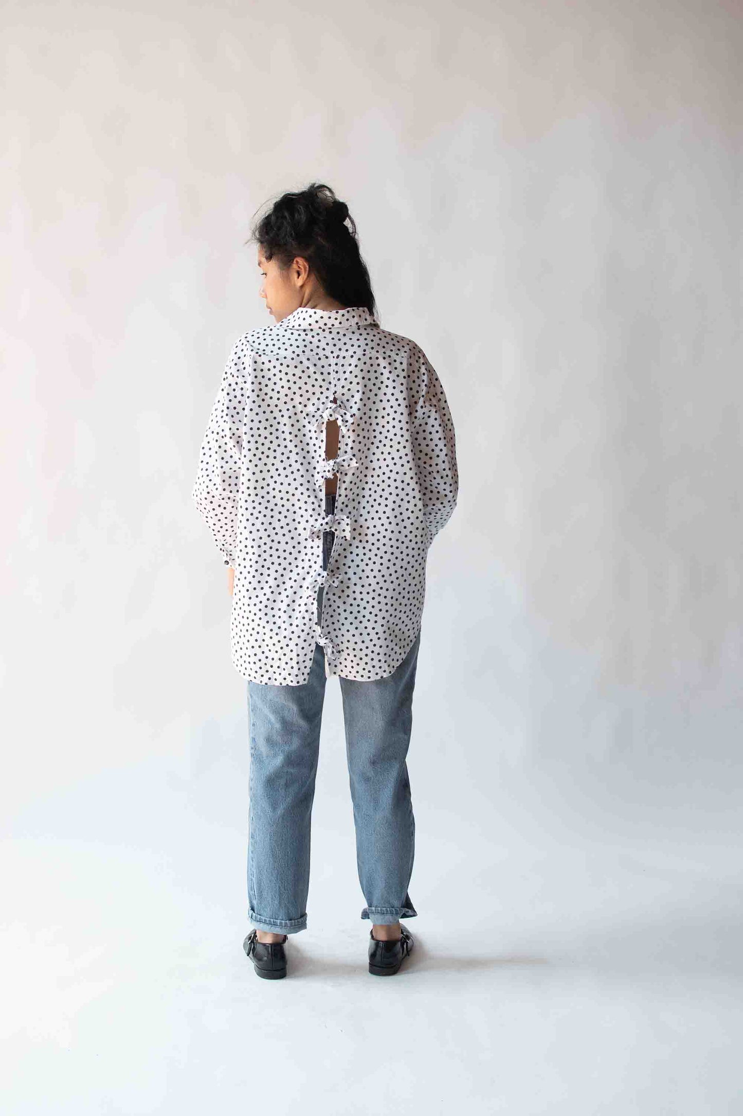 1980s Polka Dot Shirt | Bill Blass