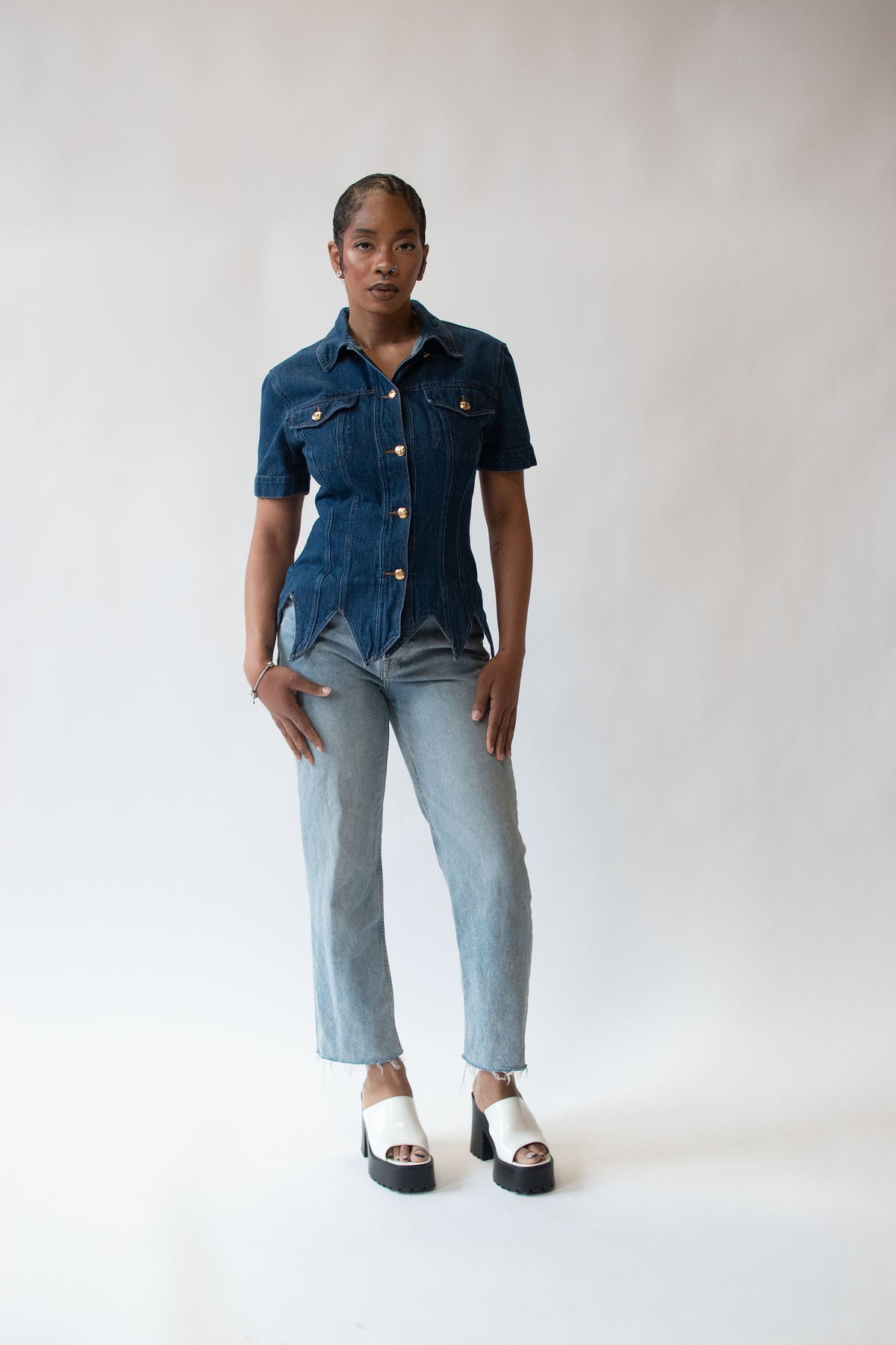 1990s Denim Shirt | Moschino Jeans