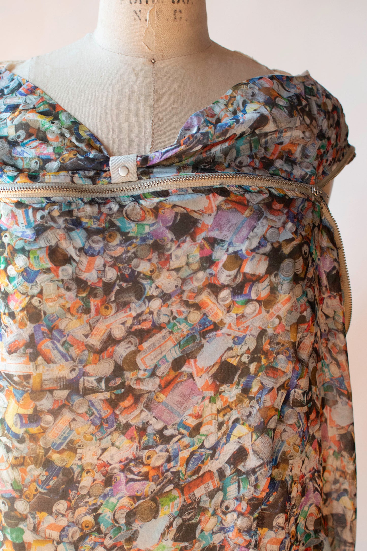 Trash Print Dress | Hussein Chalayan
