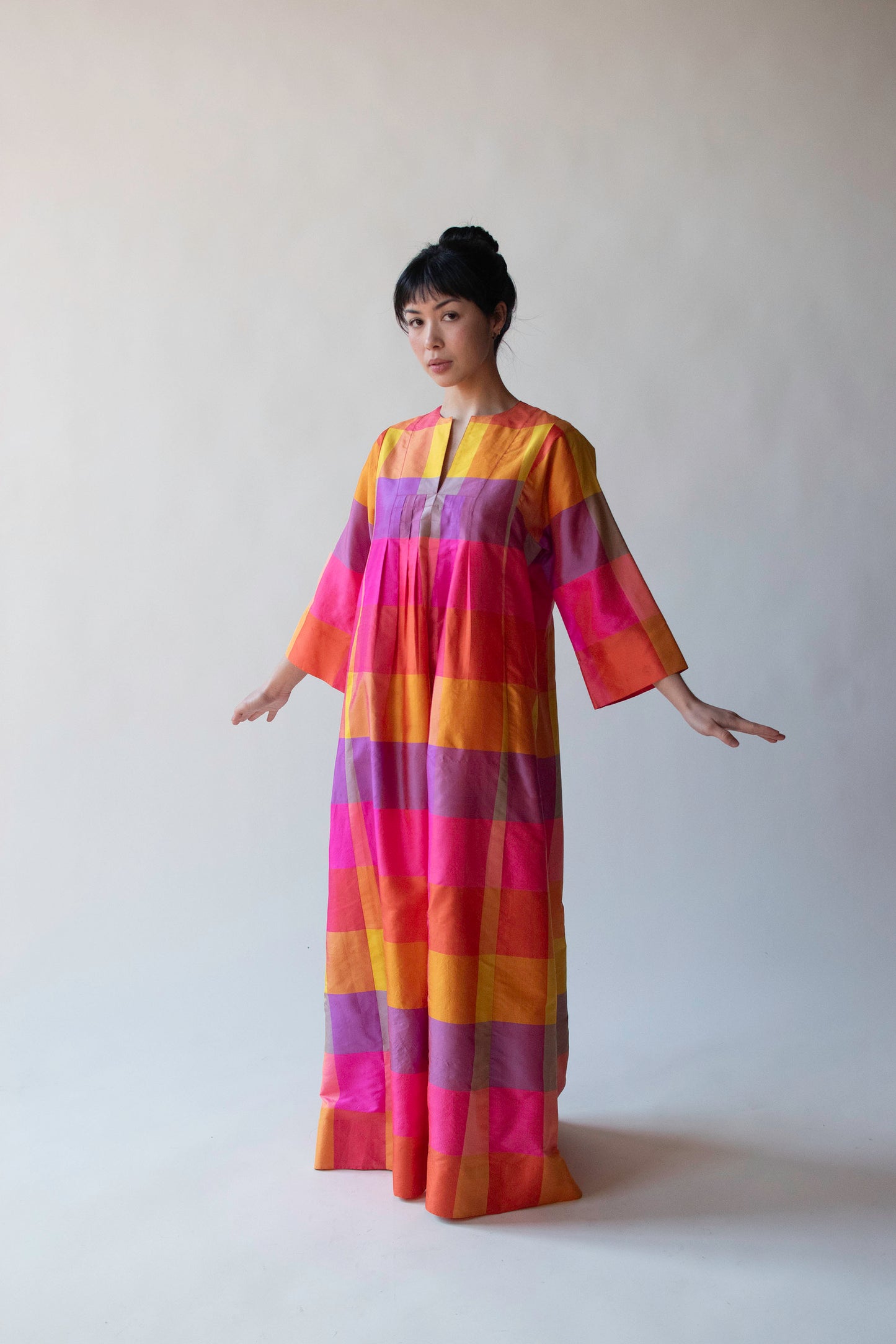 1960s Thai Silk Dress