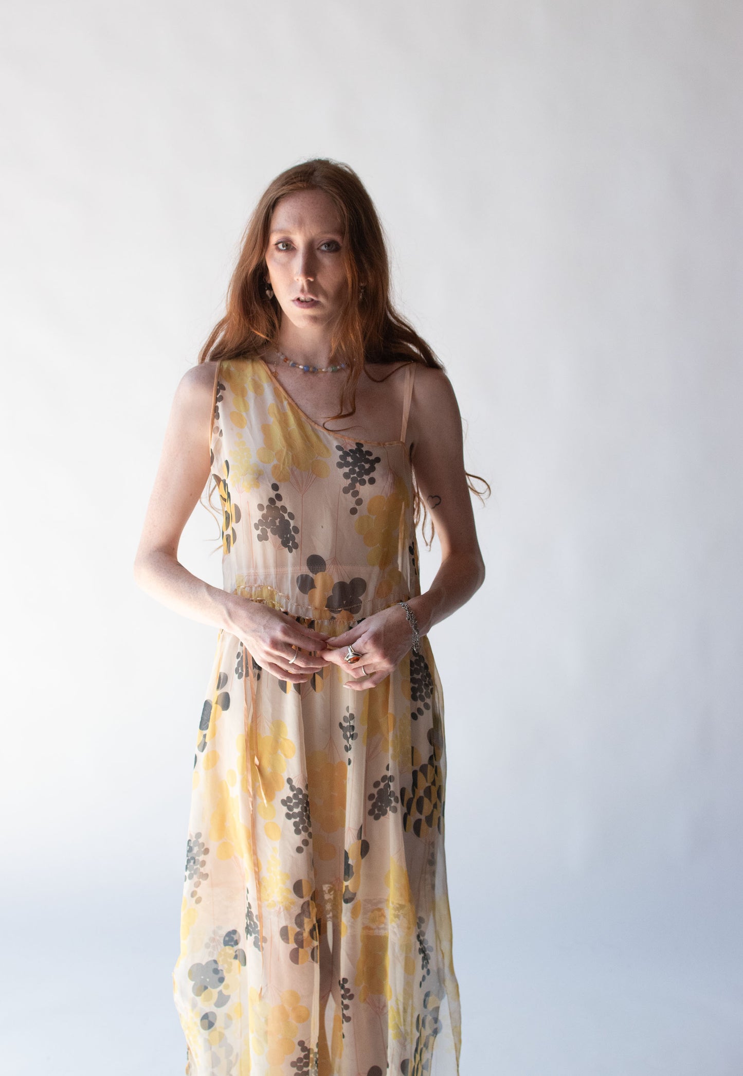 1930s Chiffon Dress