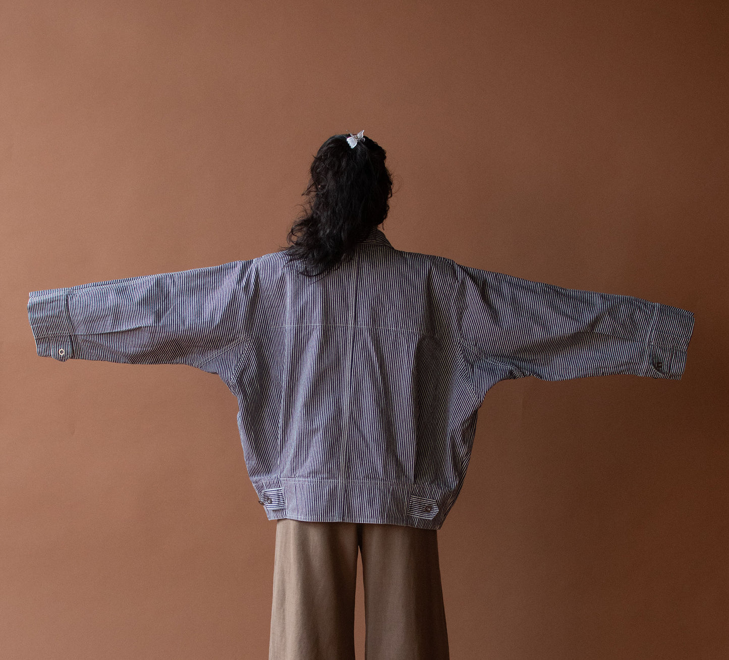 Engineer Stripe Jacket | Plantation Issey Miyake