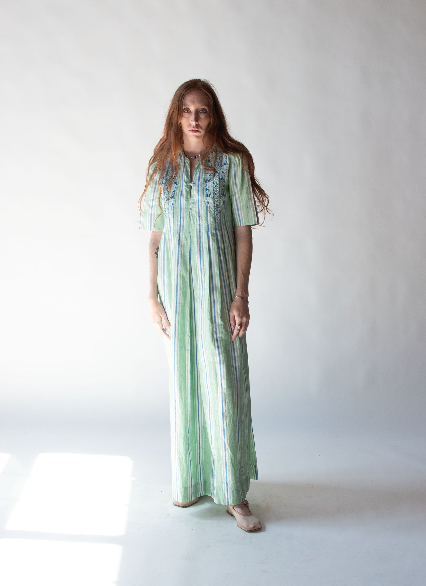 1970s Cotton Caftan | Tracey Lowe