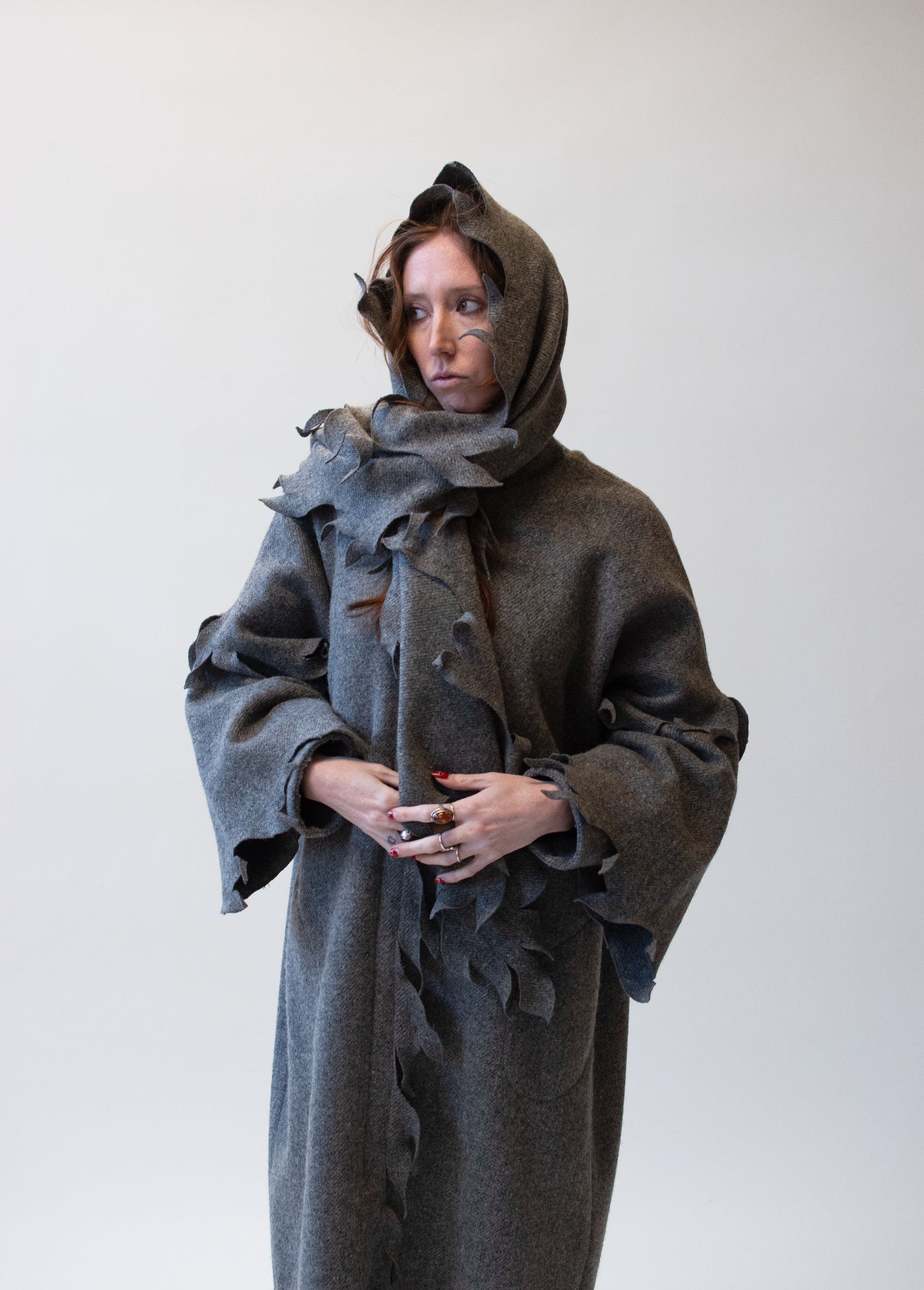 Wool Flame Coat | Renee Legault