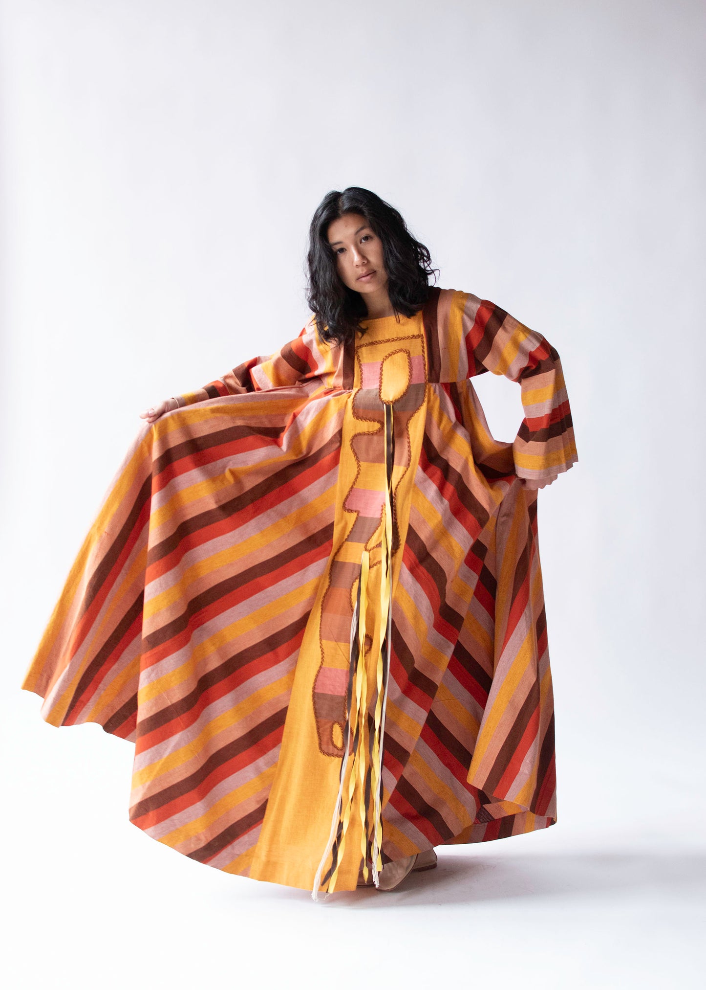 1960s Striped Dress | Roberta Vercellino y Luis