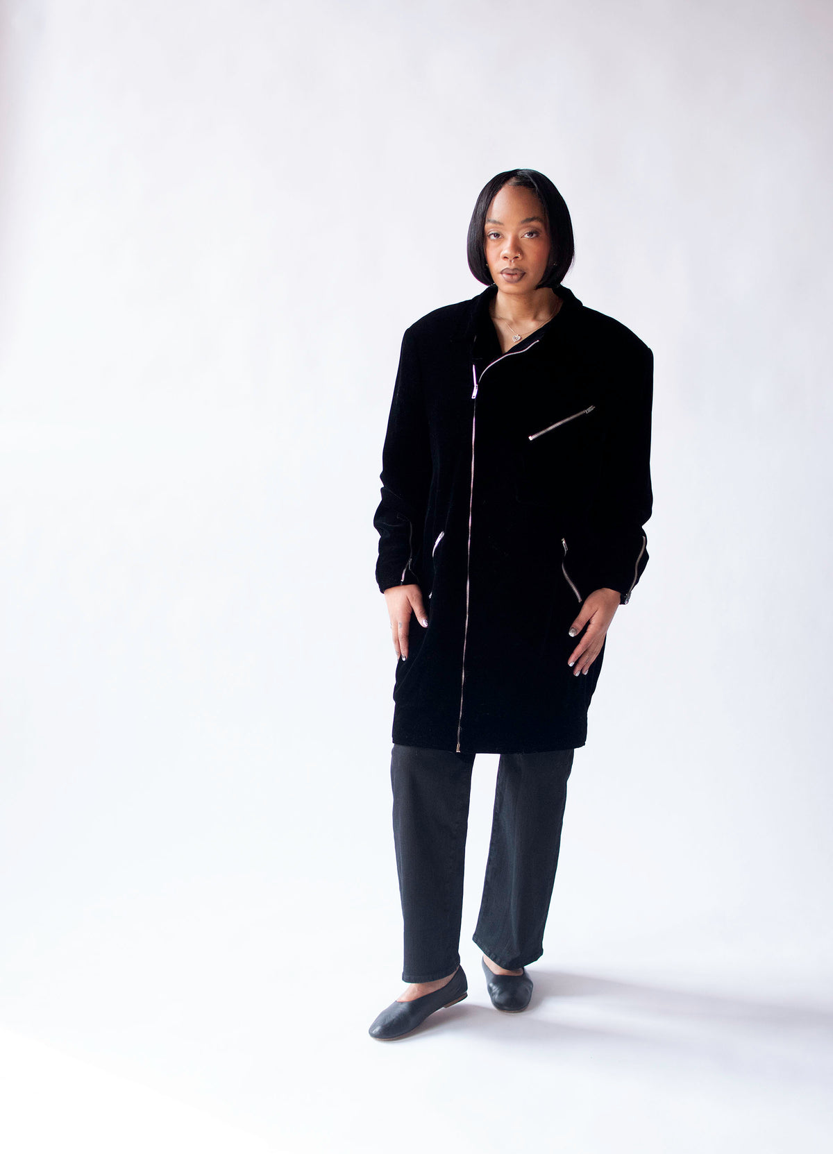 Black Velvet Jacket | Stephen Sprouse FW 1984