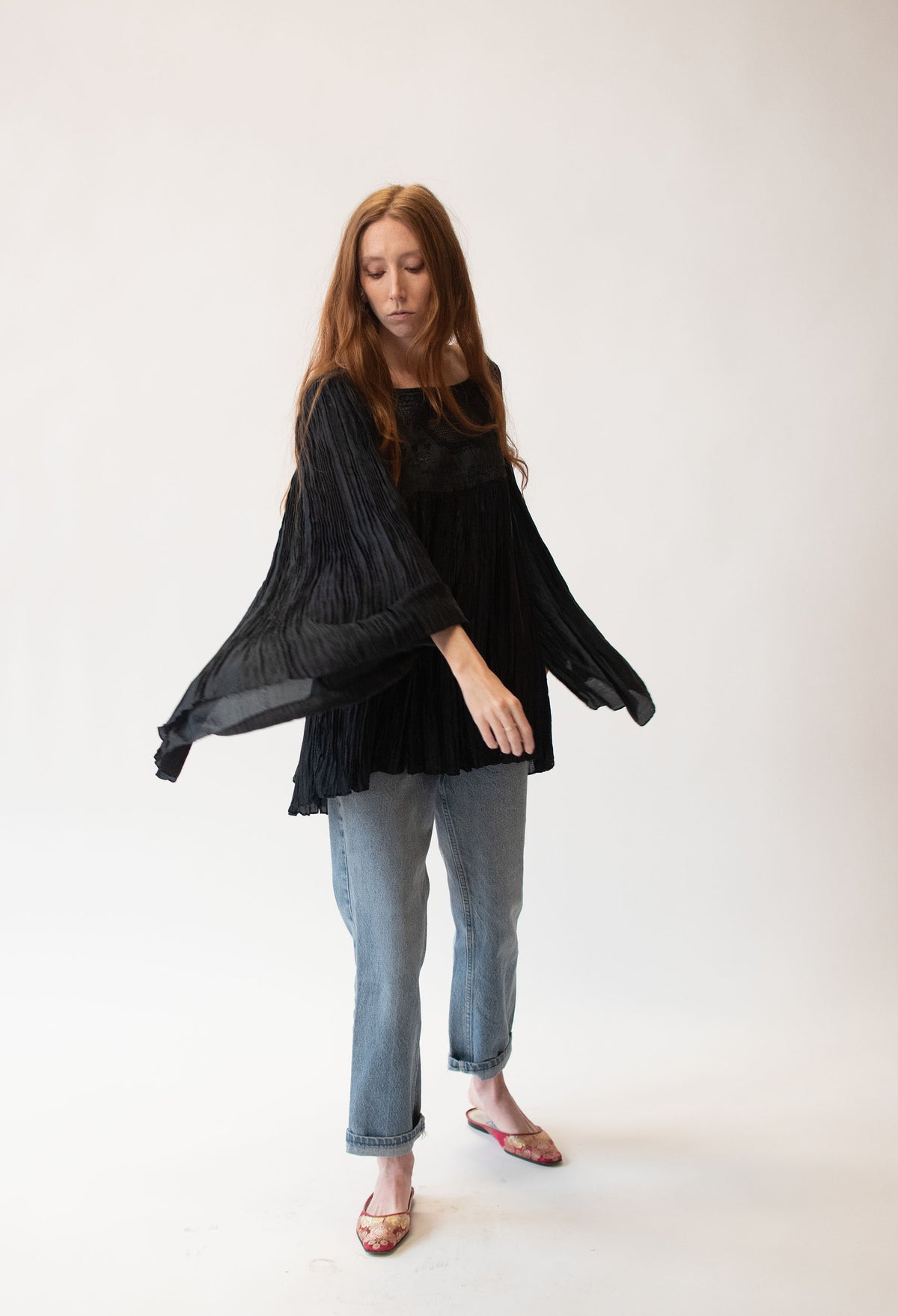 1970s Pleated Shirt