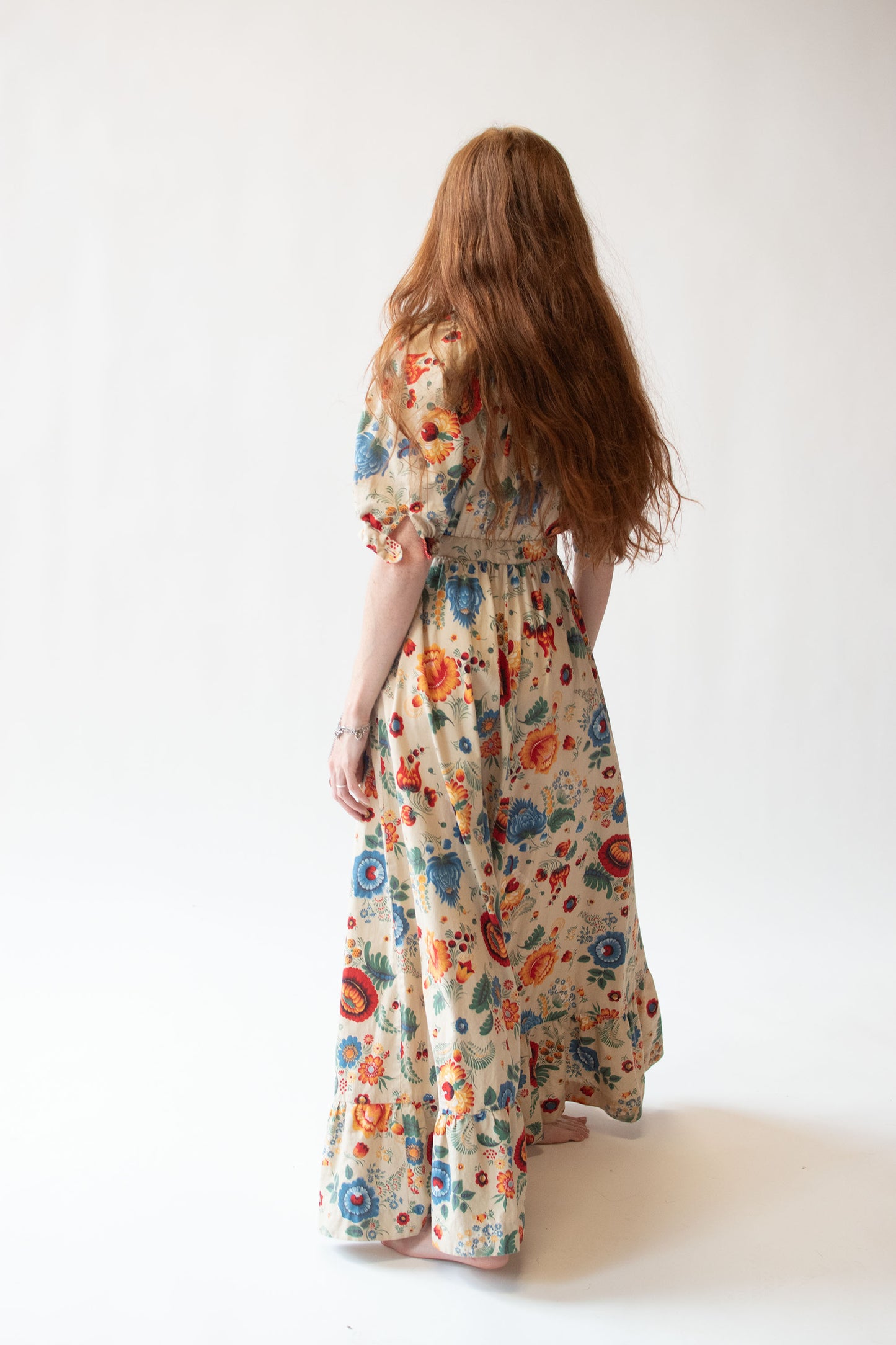 1970s Floral Print Dress | Denise Are Here