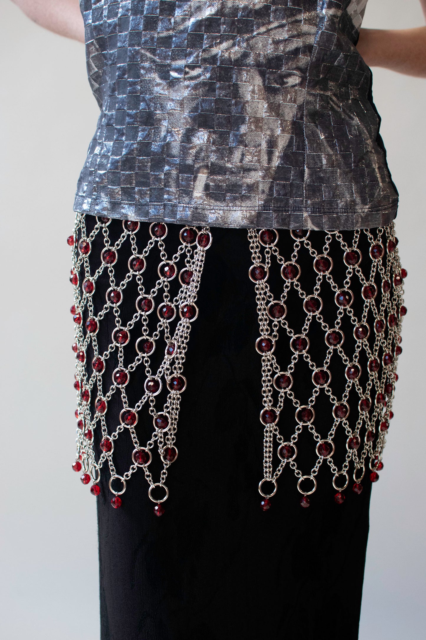 Beaded Chain Belt