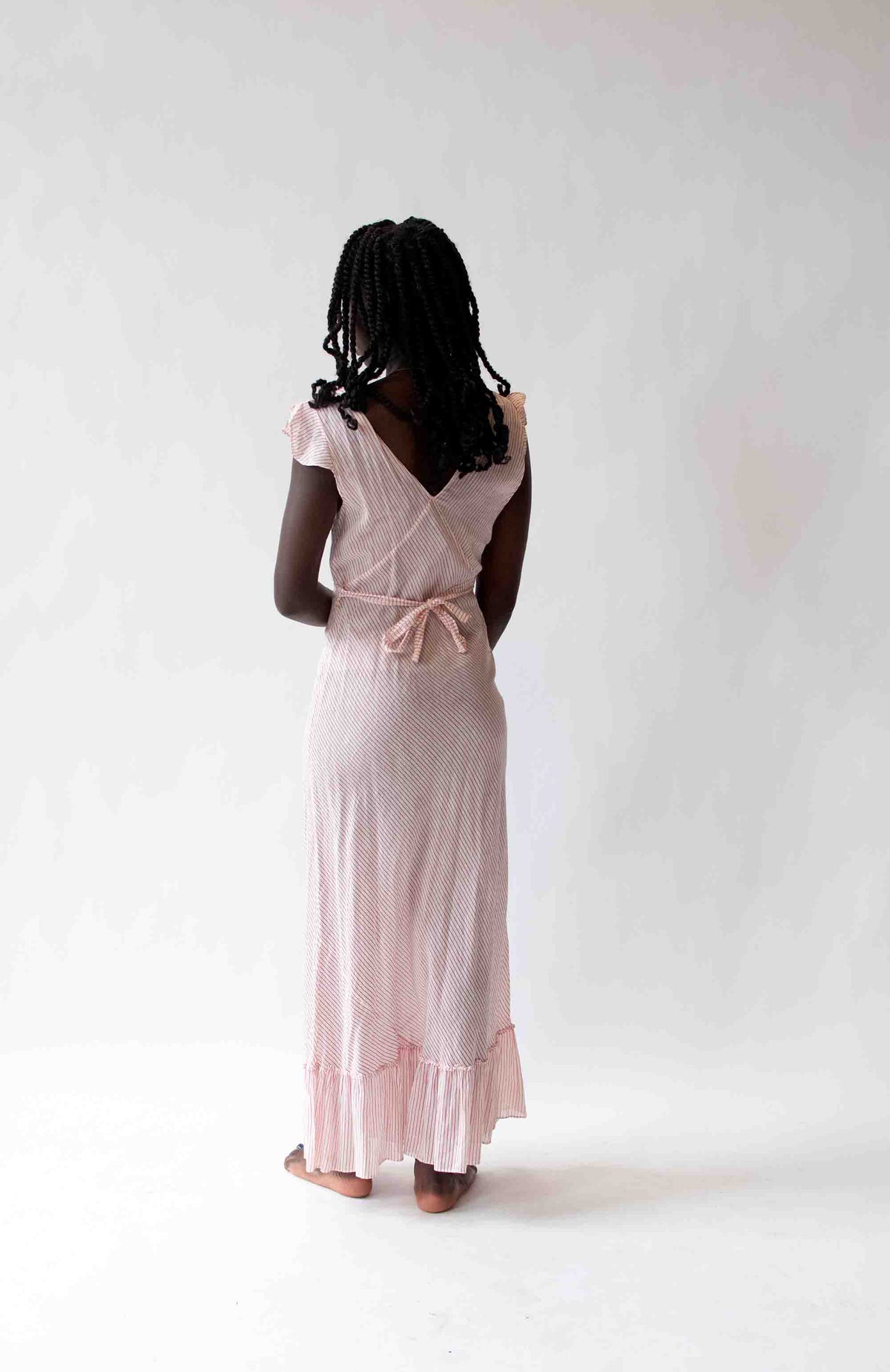 1940s Cotton Peignoir