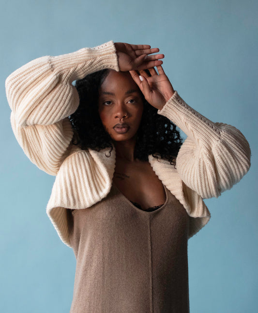 Cream Knit Bolero | Valentino FW 2005