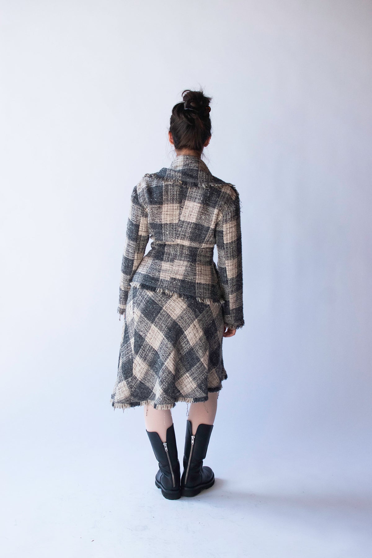 Plaid Skirt Suit | Emanuel Ungaro