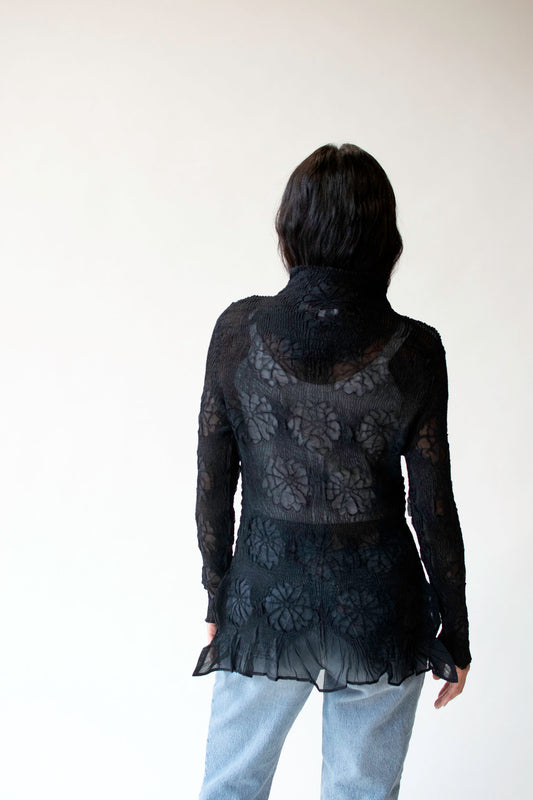 Textural Black Shirt | Yoshiki Hishinuma